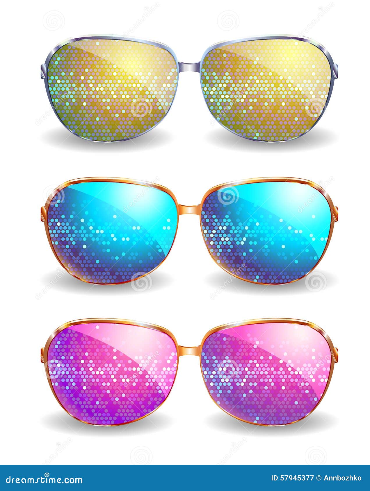 Set of disco glasses stock vector. Illustration of club 57945377