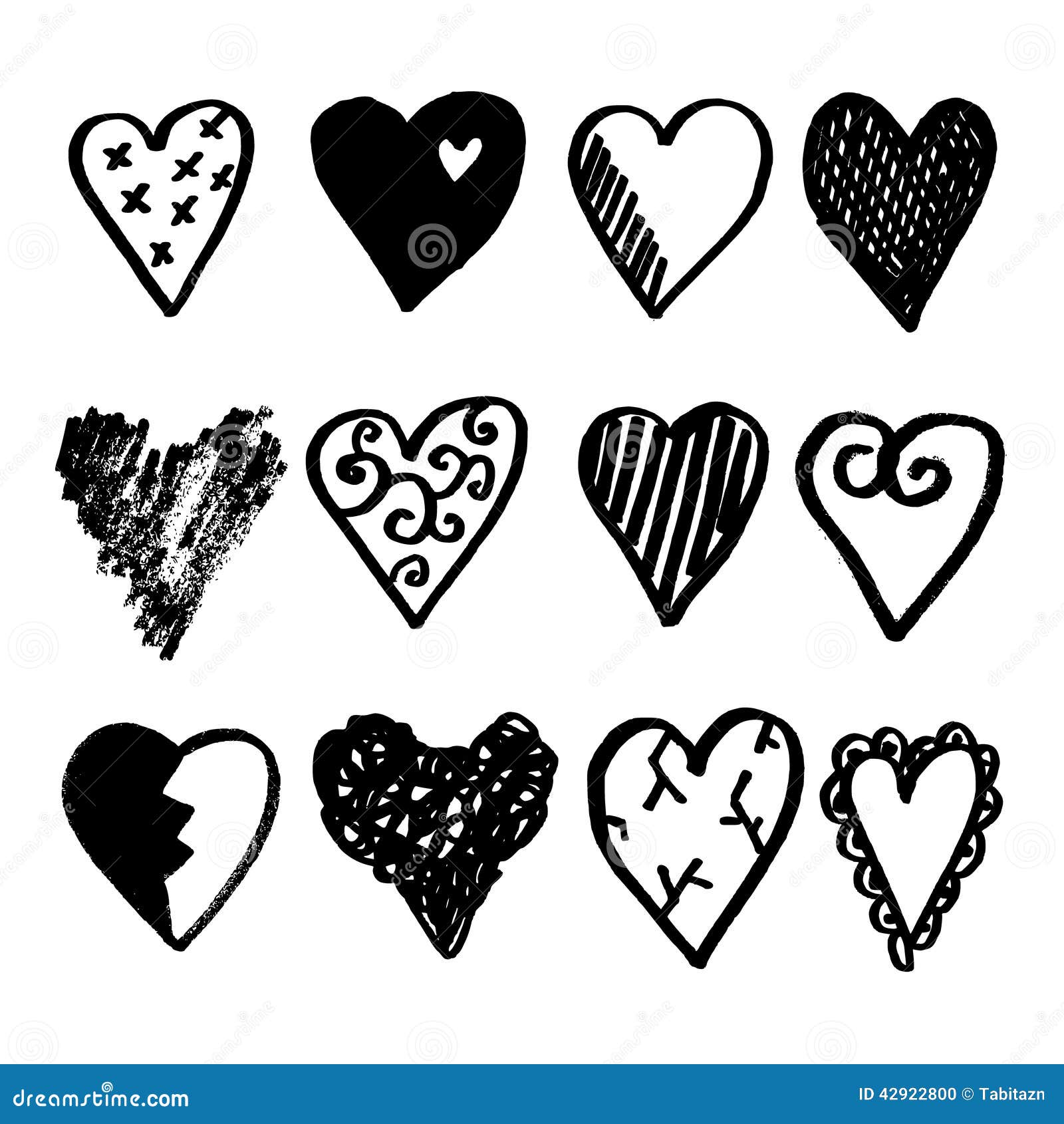 Image for romantic doodle art vector