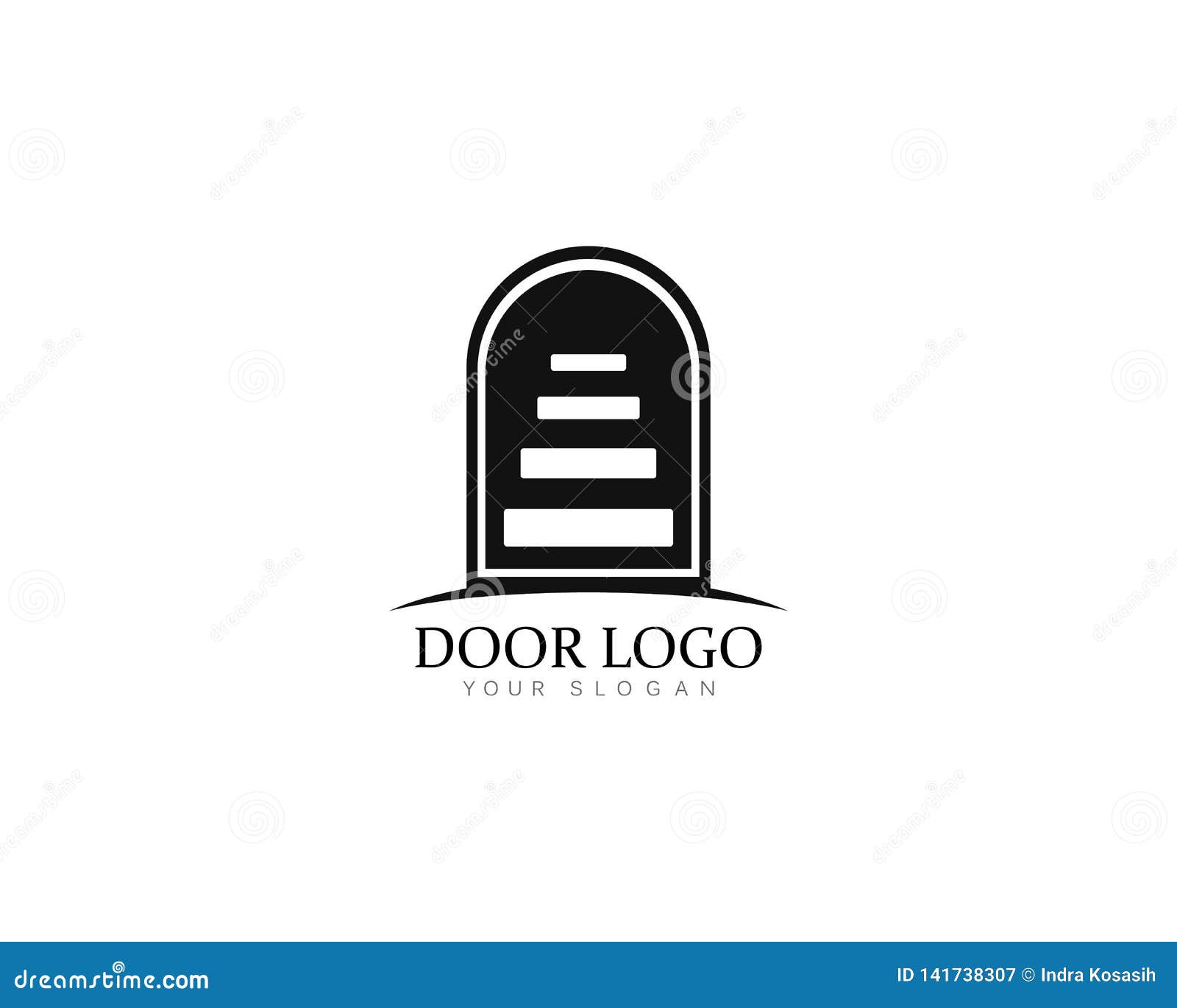 Set of Door Logo Template Vector Icon Illustration Stock Vector ...