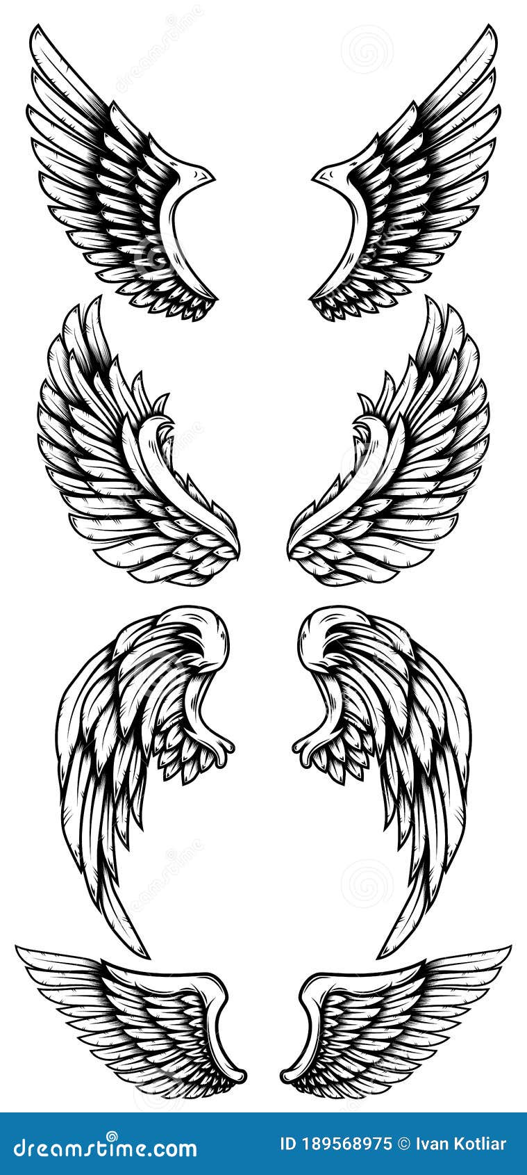 60040 Eagle Wing Tattoo Images Stock Photos  Vectors  Shutterstock