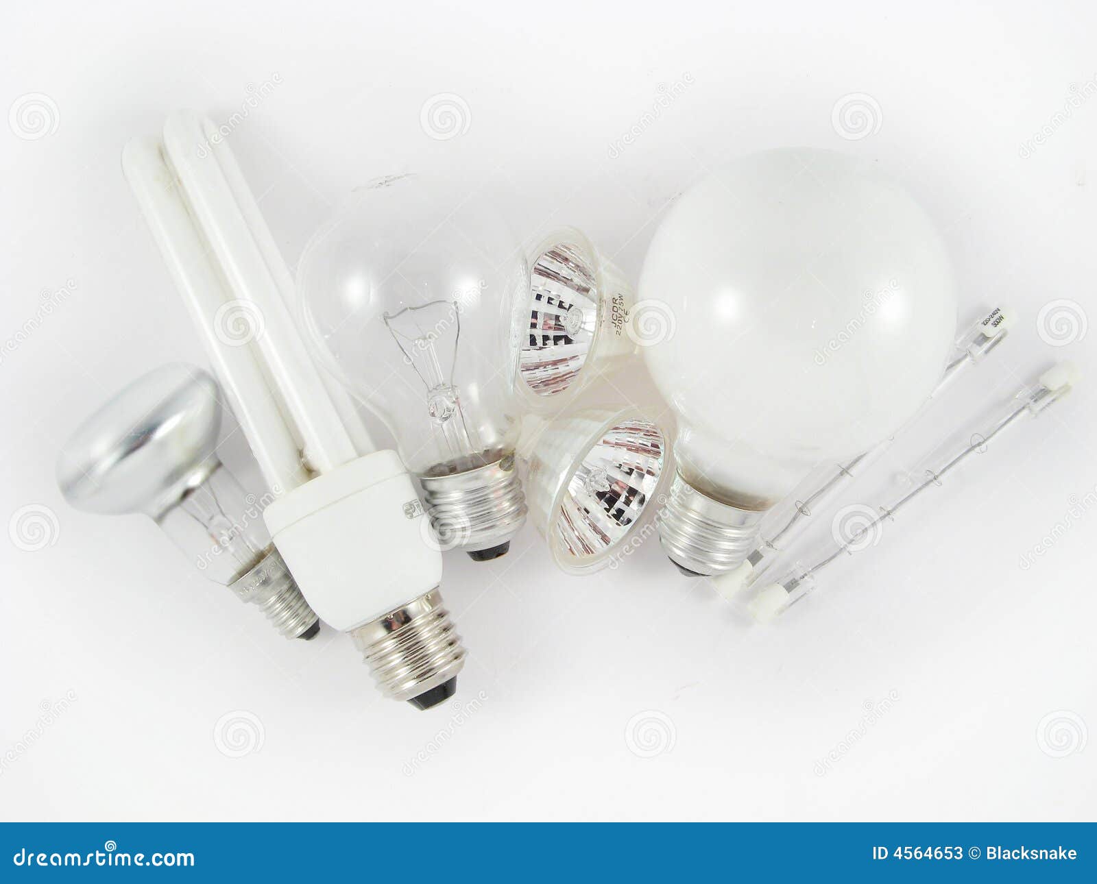 set of electric light bulbs