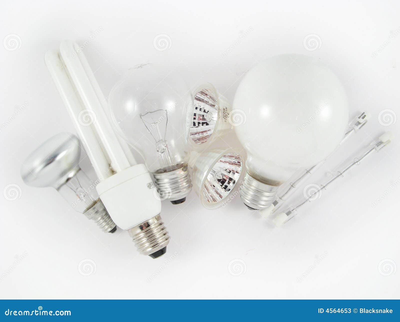 Set of Electric Light Bulbs Stock Image Image of tungsten, technology