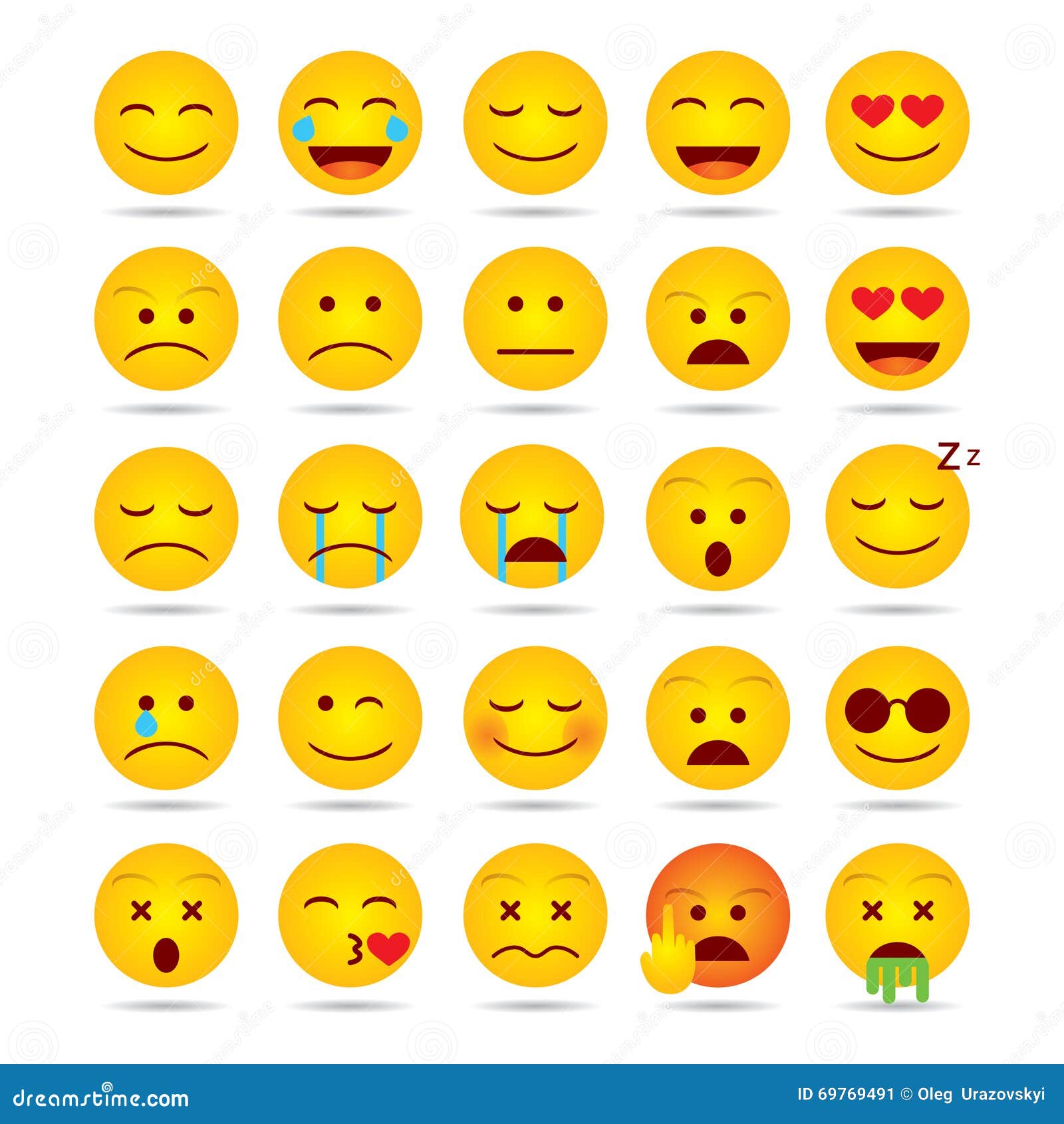 Set of Emoji template stock illustration. Illustration of design 69769491 Set of Emoji template stock illustration. Illustration of design 69769491