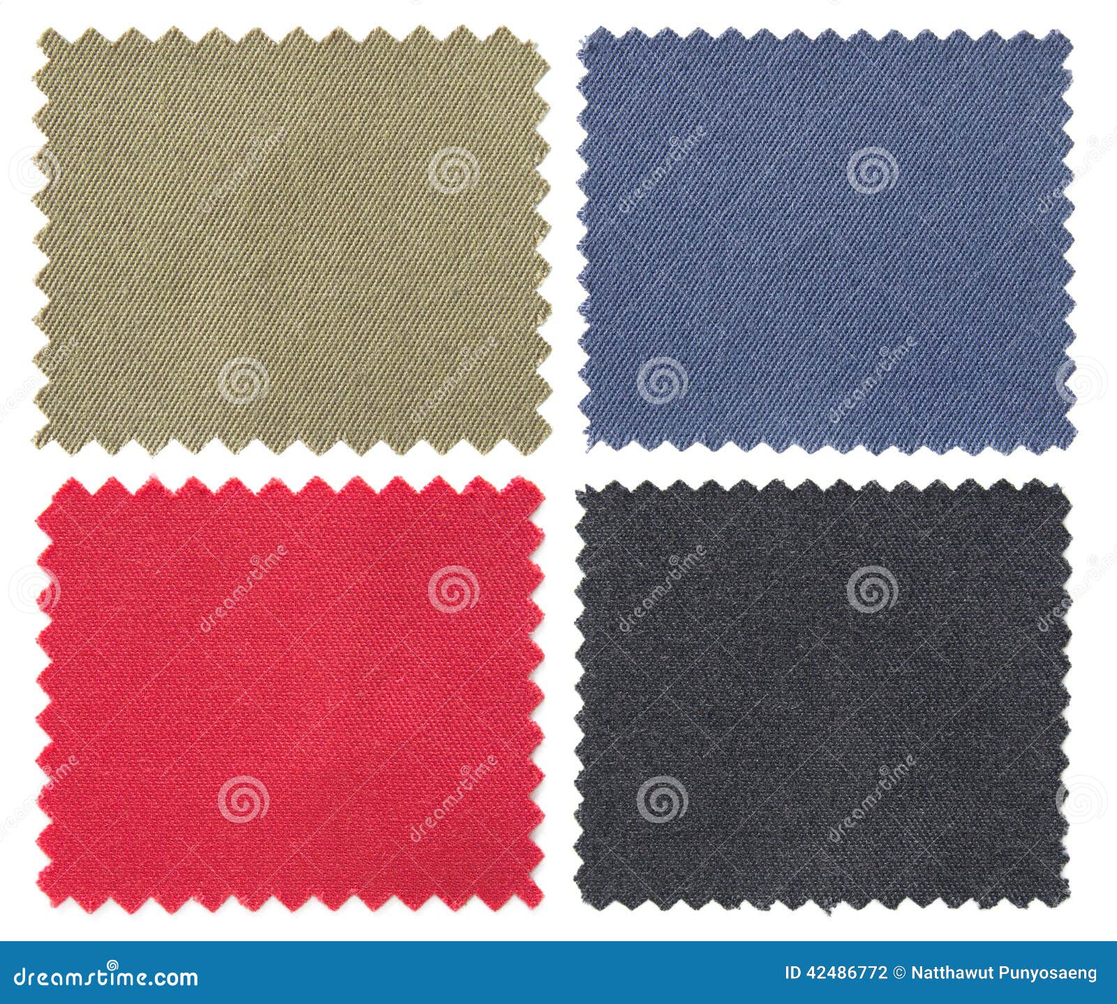 Set of Fabric Swatch Samples Texture Stock Photo - Image of beige ...