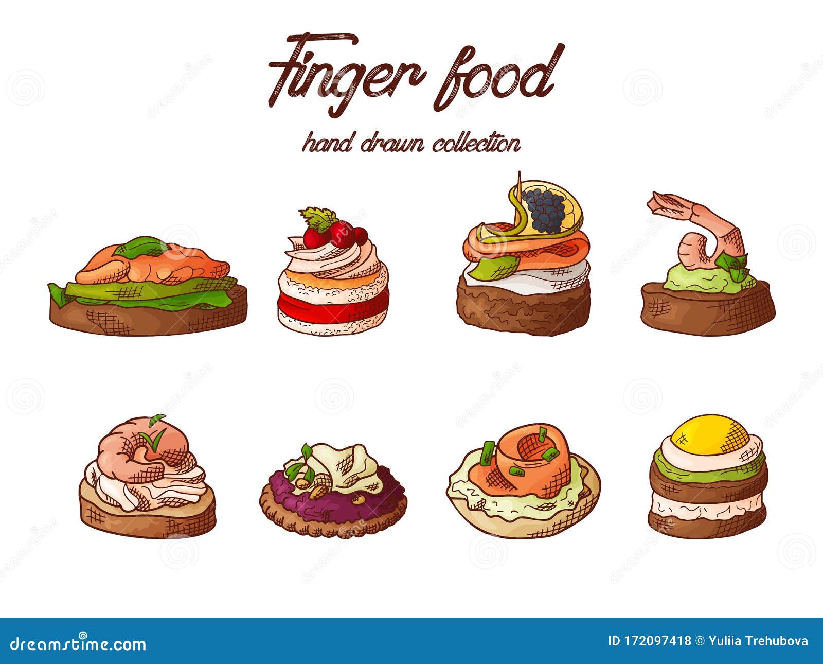 Featured image of post Cartoon Appetizer Drawing