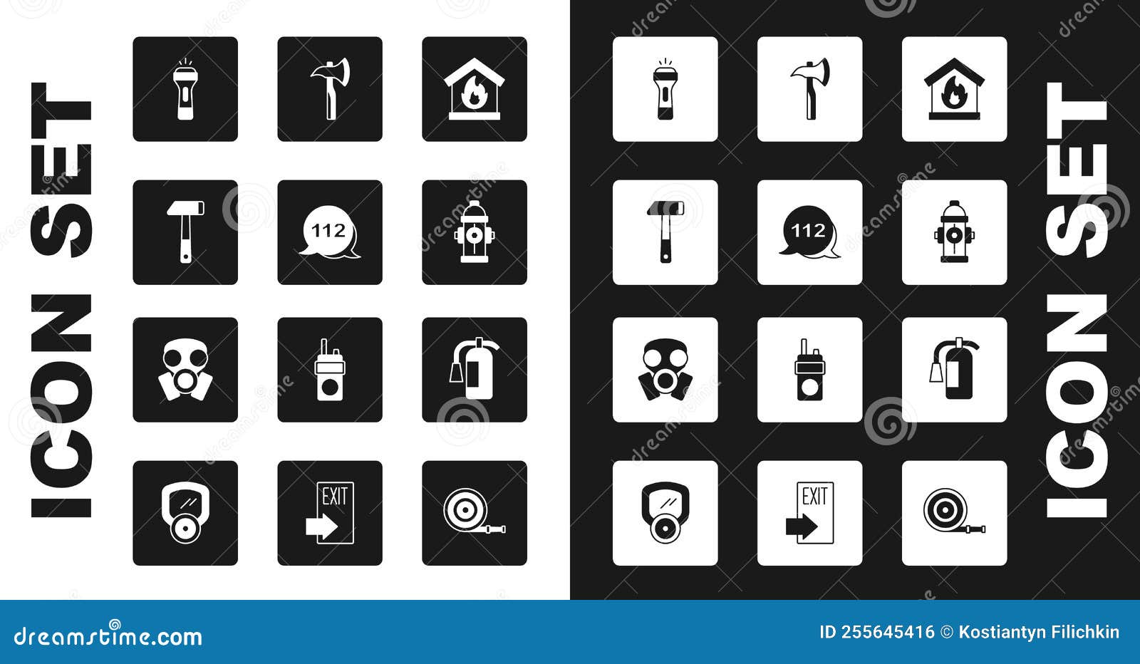 Set Fire in Burning House, Emergency Call, Hammer, Flashlight, Hydrant