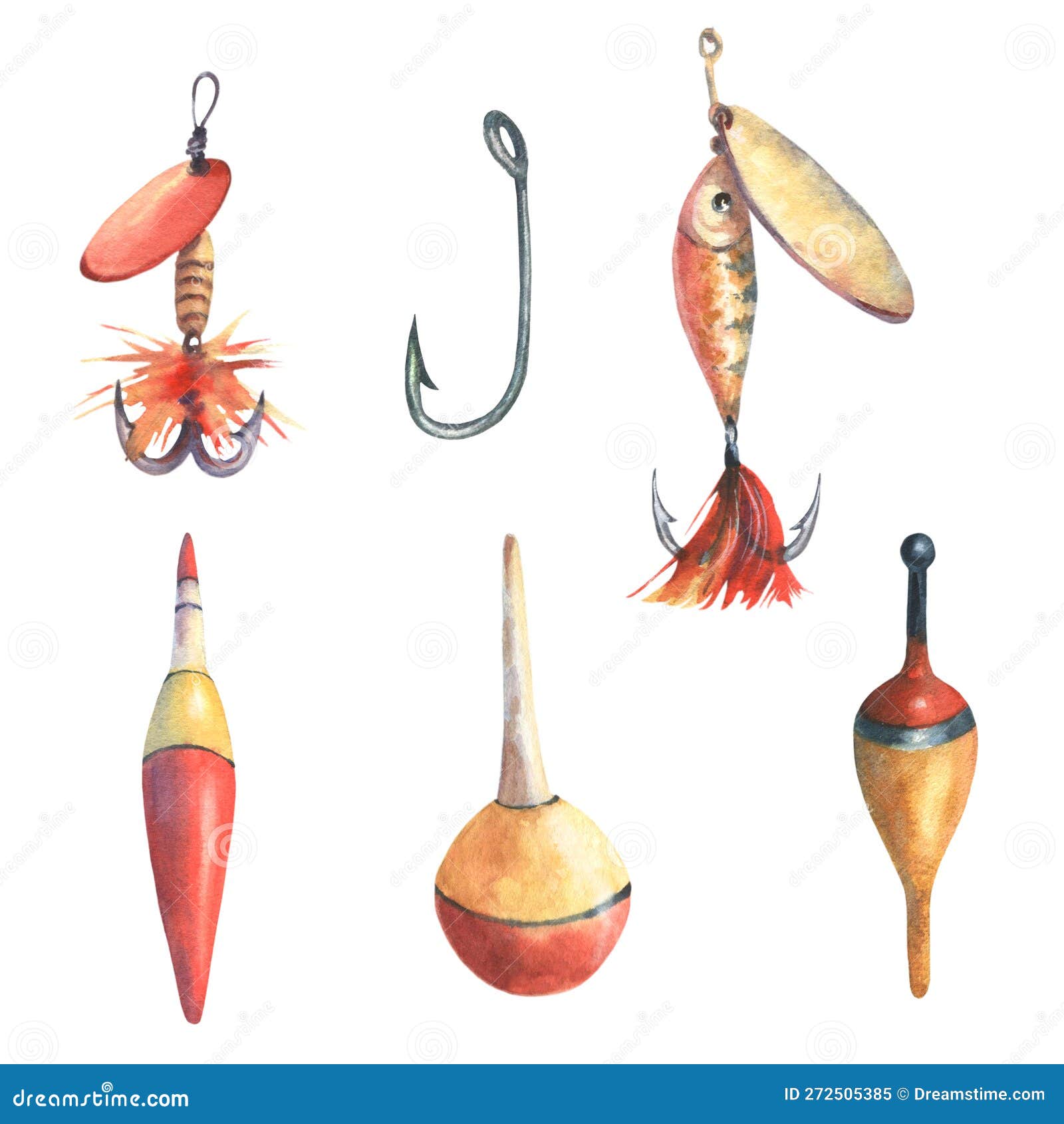 Fishing Lures Hand Stock Illustrations – 31 Fishing Lures Hand
