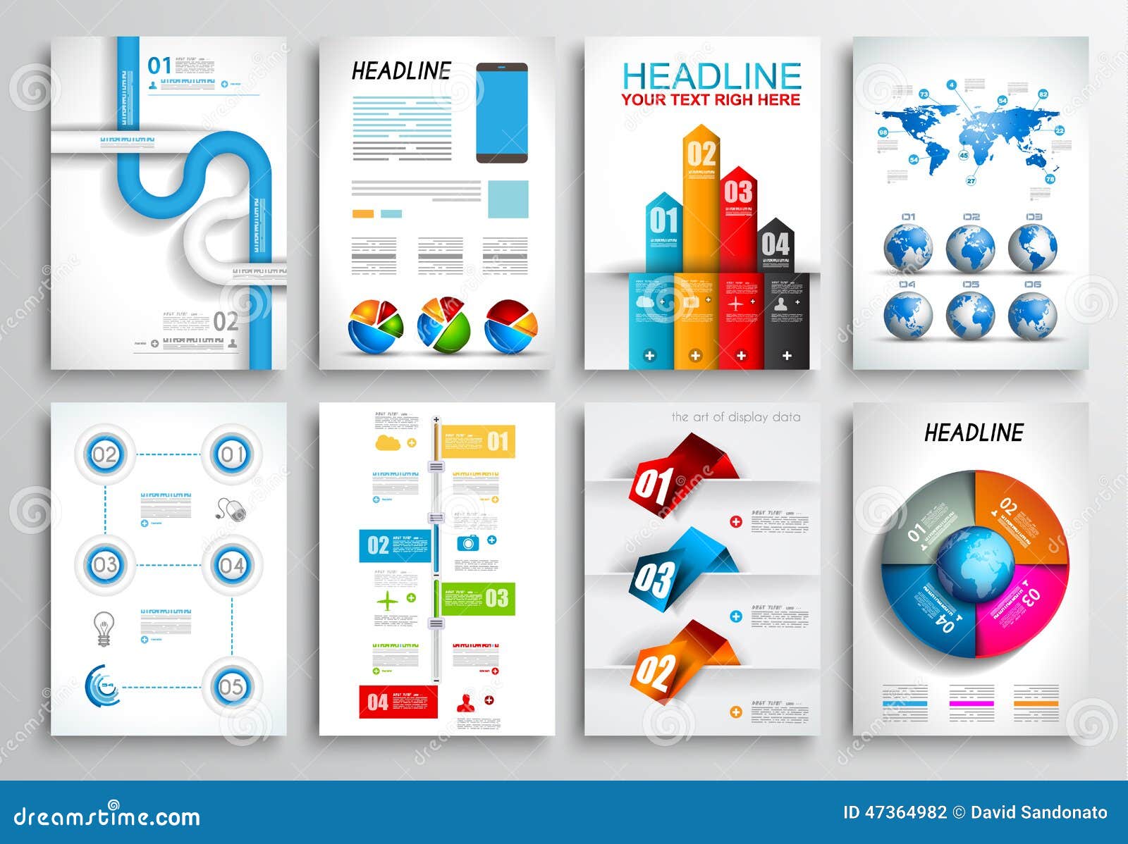 set of flyer , web templates. brochure s, infographics backgrounds