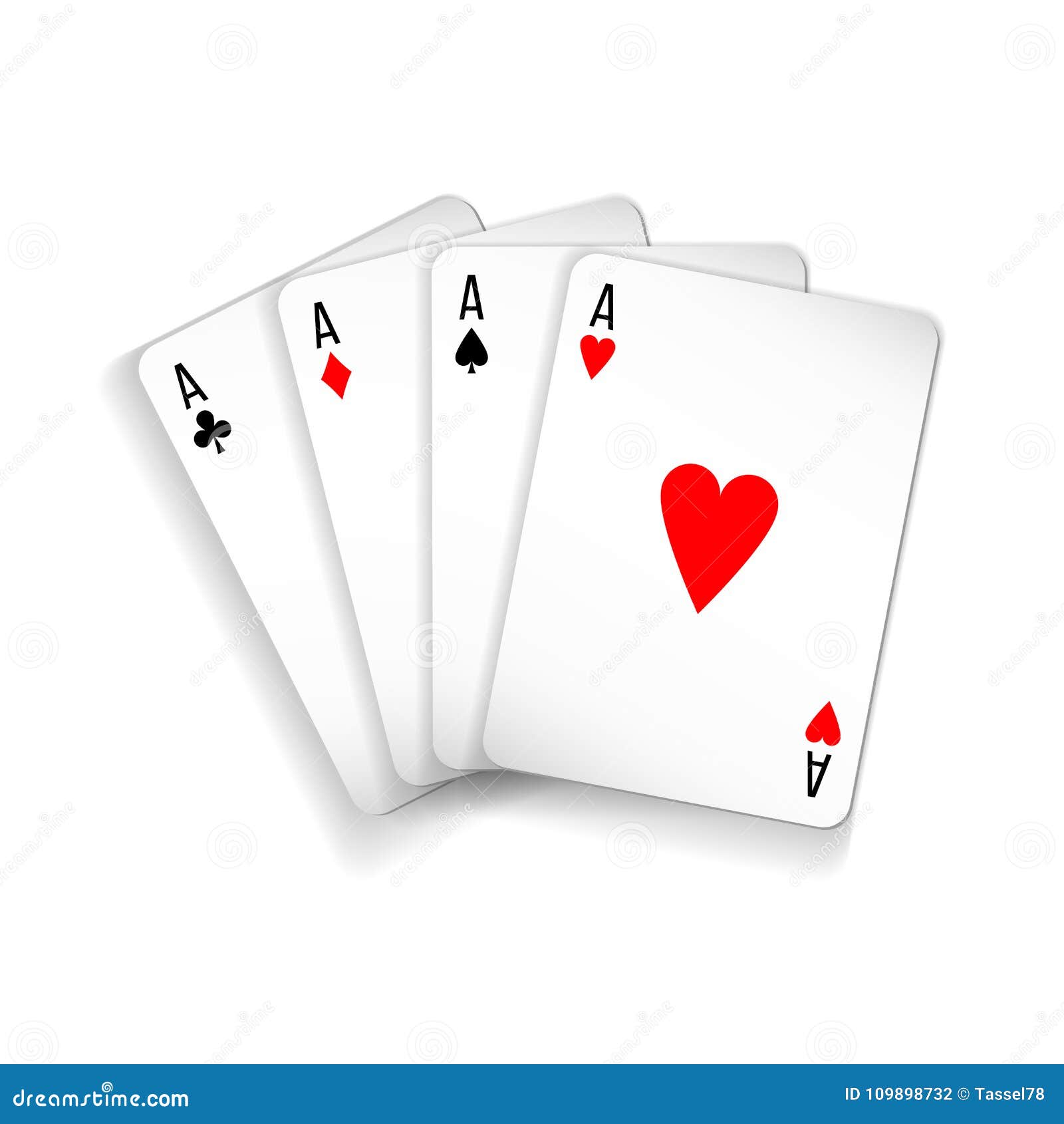 Hearts,diamonds,clubs,spades poker A pair of silver 4 aces cufflinks casino 