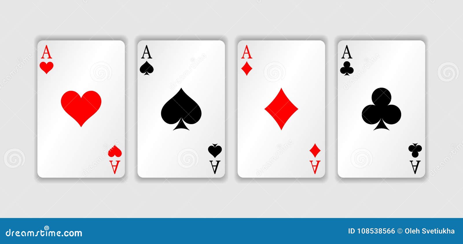 Four Card Suits. Cards Deck. Cartoon Vector | CartoonDealer.com #59482337