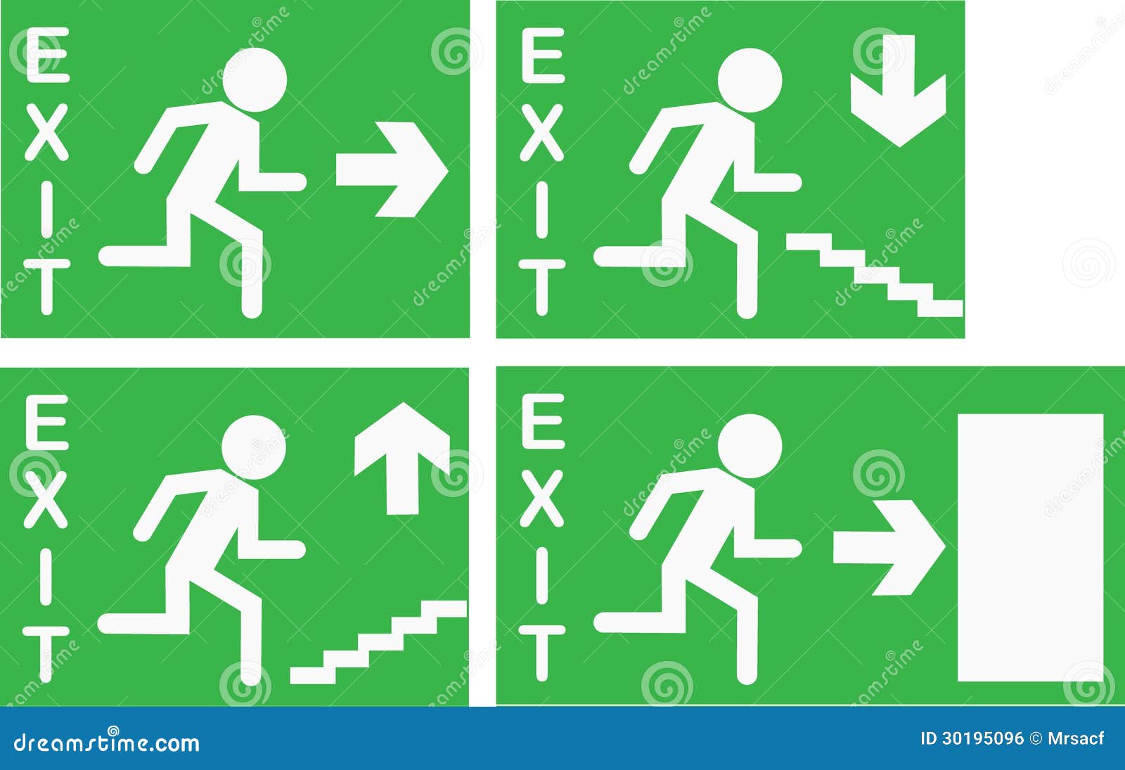  exit signs