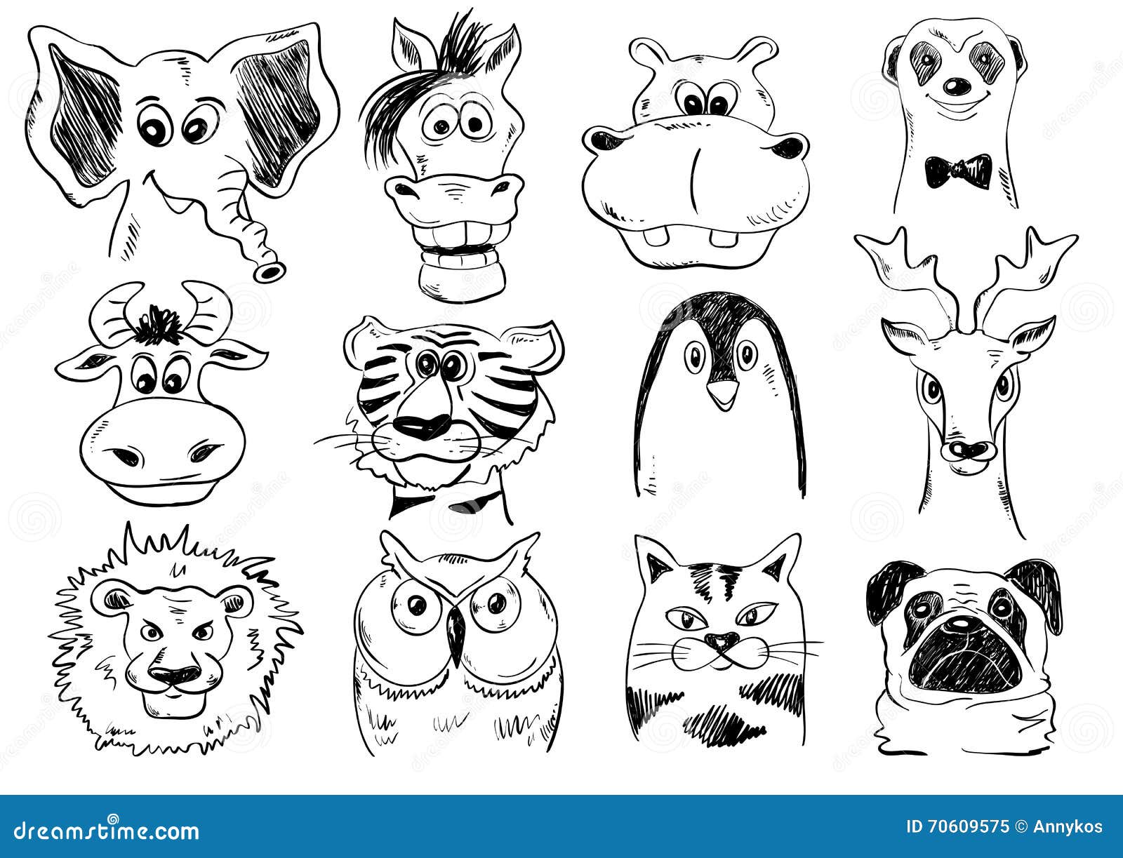 Animal Faces Stock Illustrations – 14,226 Animal Faces Stock Illustrations,  Vectors & Clipart - Dreamstime