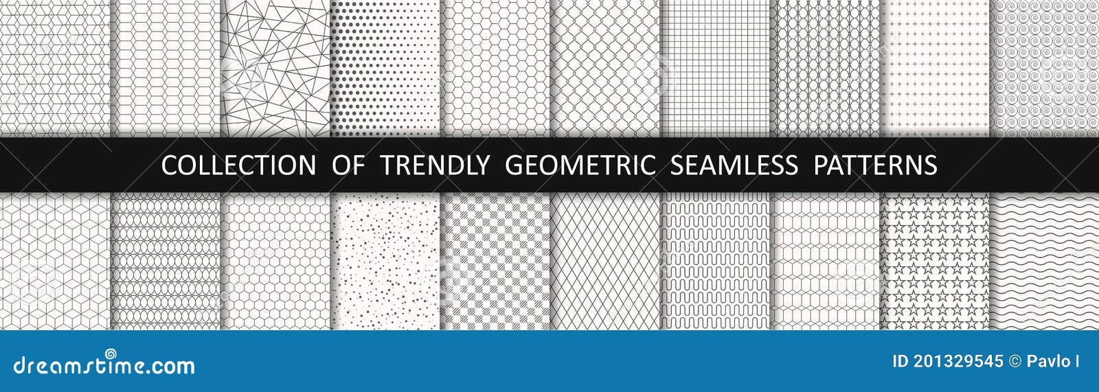 set of geometric seamless patterns. abstract geometric graphic  print pattern cubes. patterns, backgrounds and wallpapers