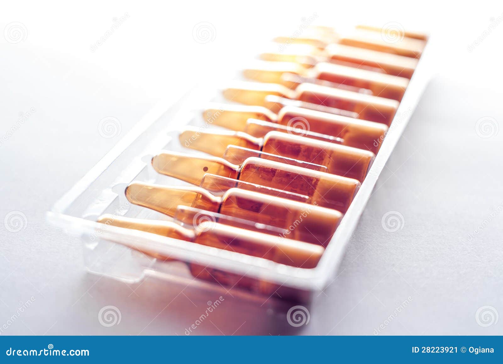 Set of Glass Ampoules with Medication Stock Image Image of healthy