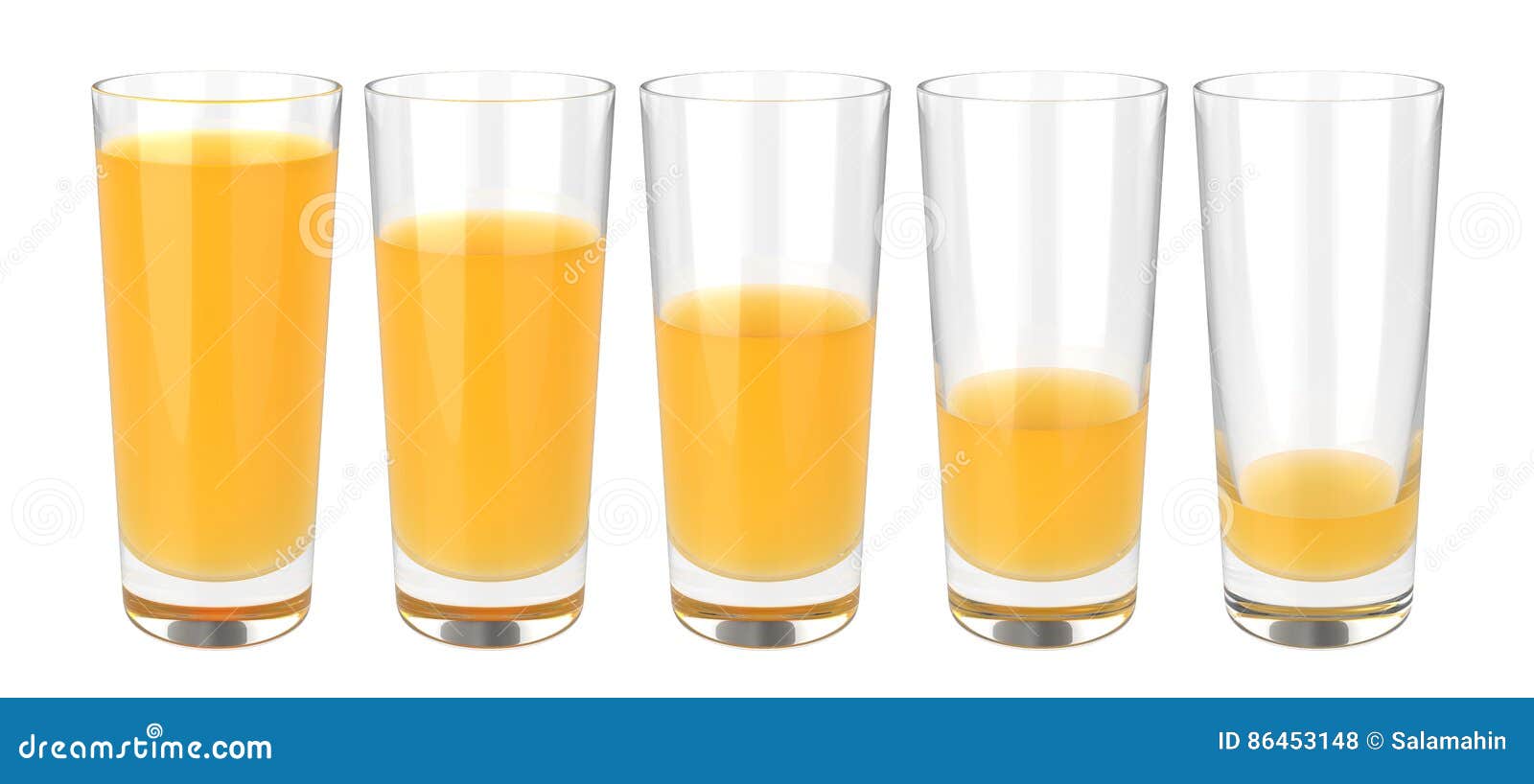 Fruit Juice Glasses Splashing Isolated On White Stock Photo, Picture and  Royalty Free Image. Image 97034990.