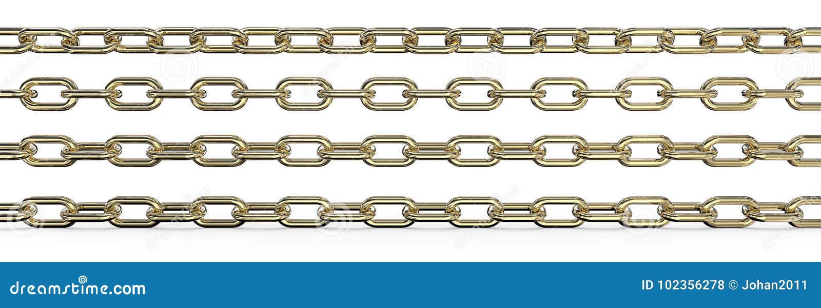 Gold Chains. stock illustration. Illustration of chain 102356278