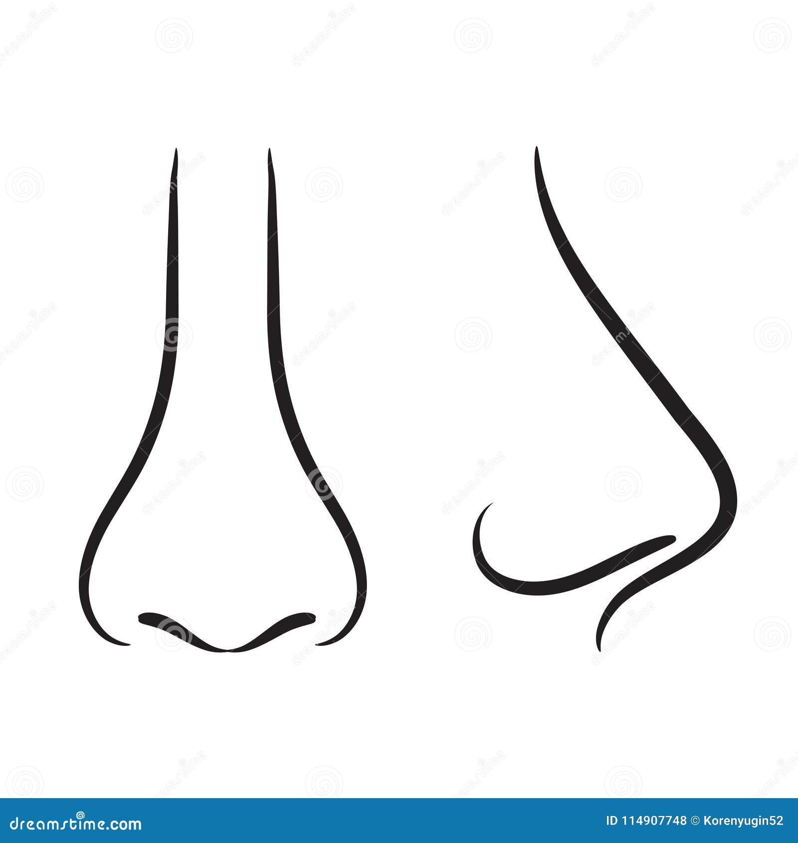 drawing nose