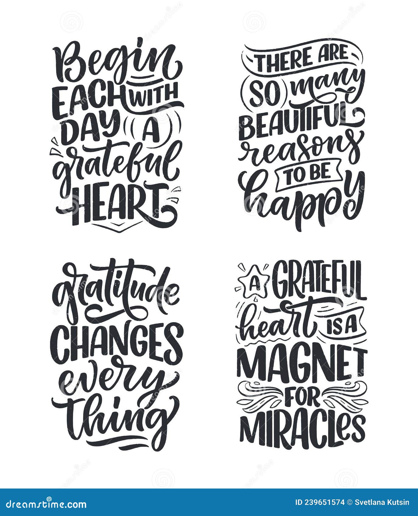 It Is What It Is - Inspirational wisdom quote handwritten with black ink  and brush. Good for posters, t-shirts, prints, cards, banners. Hand  lettering, typographic element for your design. Stock Vector