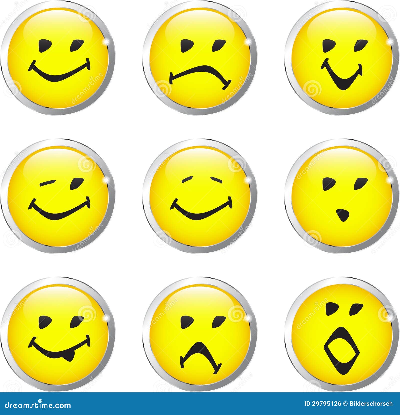 Buttons smiley hs stock vector. Illustration of glass - 29795126