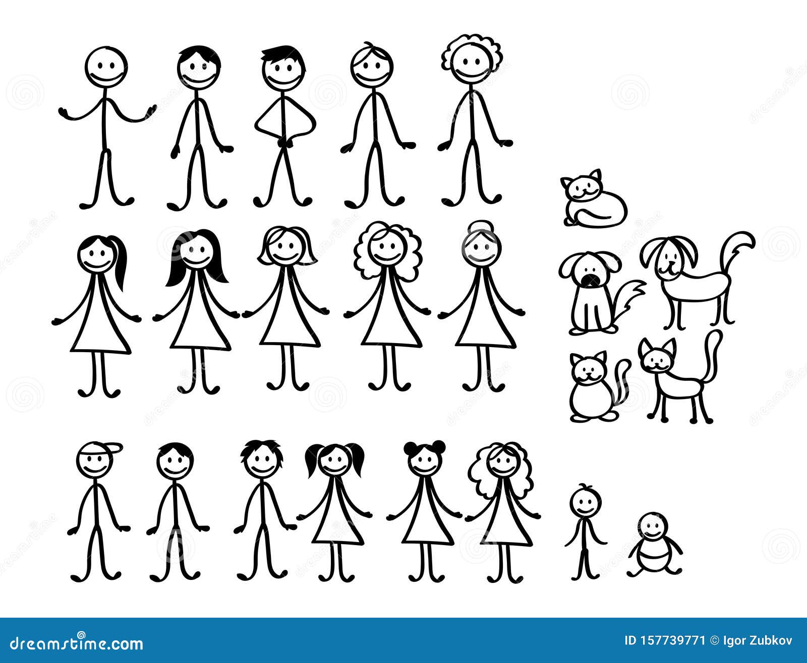 Happy Family Stick Stock Illustrations – 2,883 Happy Family Stick Stock  Illustrations, Vectors & Clipart - Dreamstime