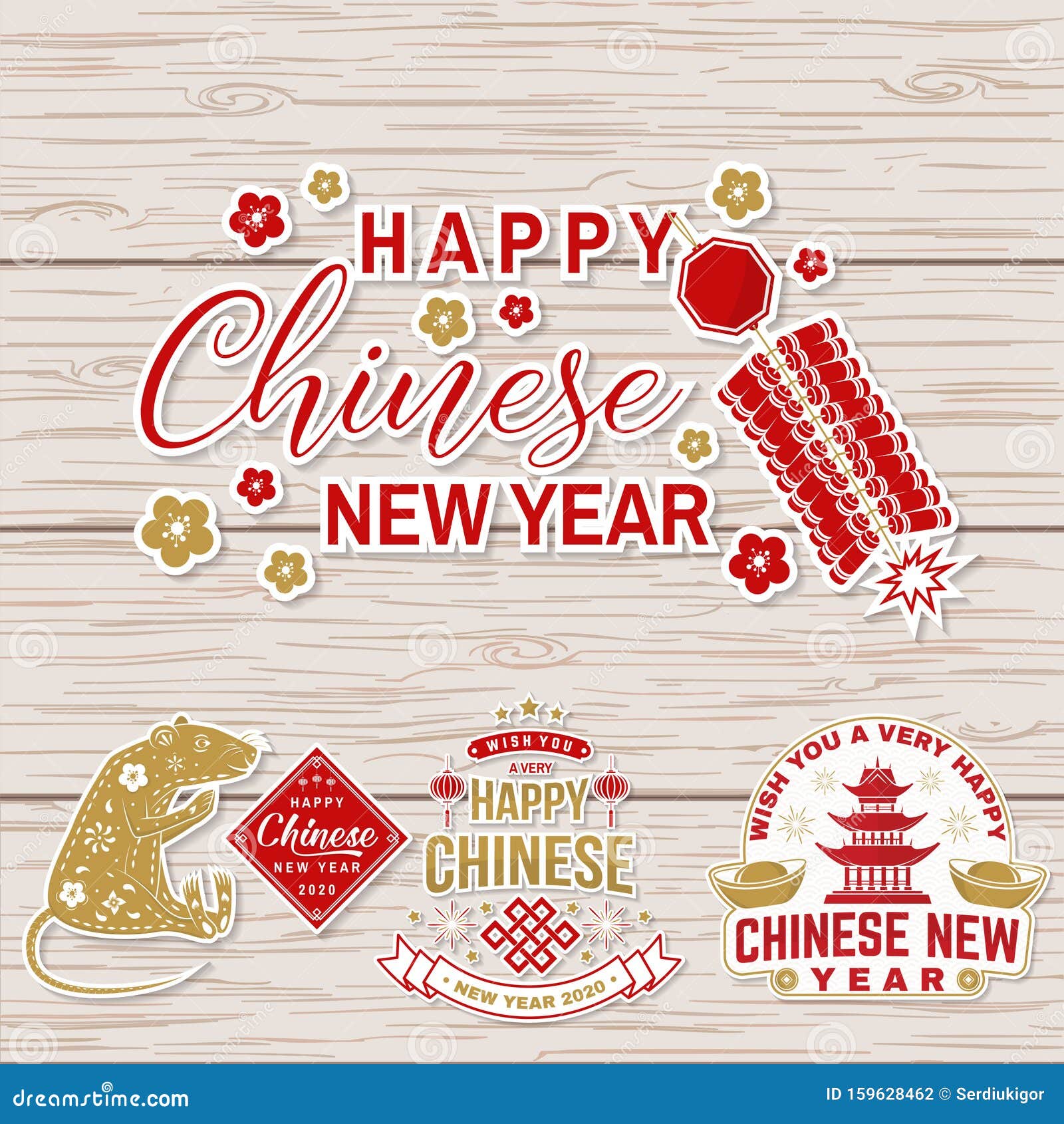 chinese new year sticker printables