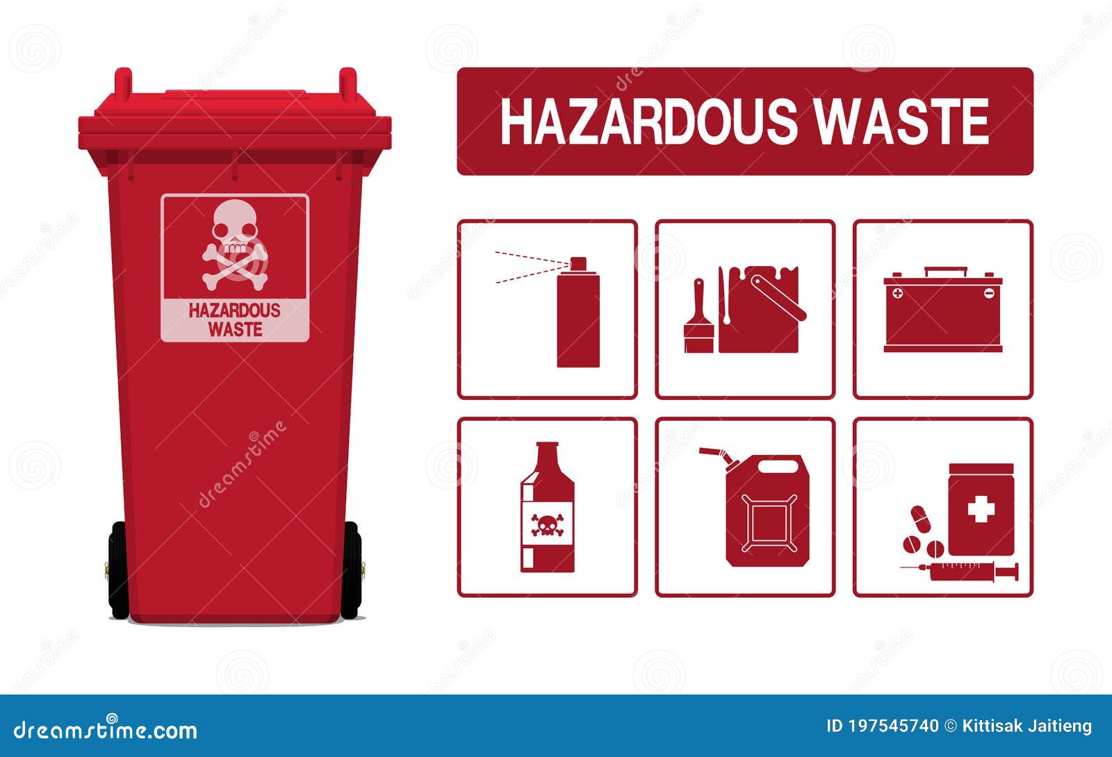 Hazardous Waste Icon And Bin On Transparent Background Vector hazardous-waste-icon-and-bin-on-transparent-background-vector