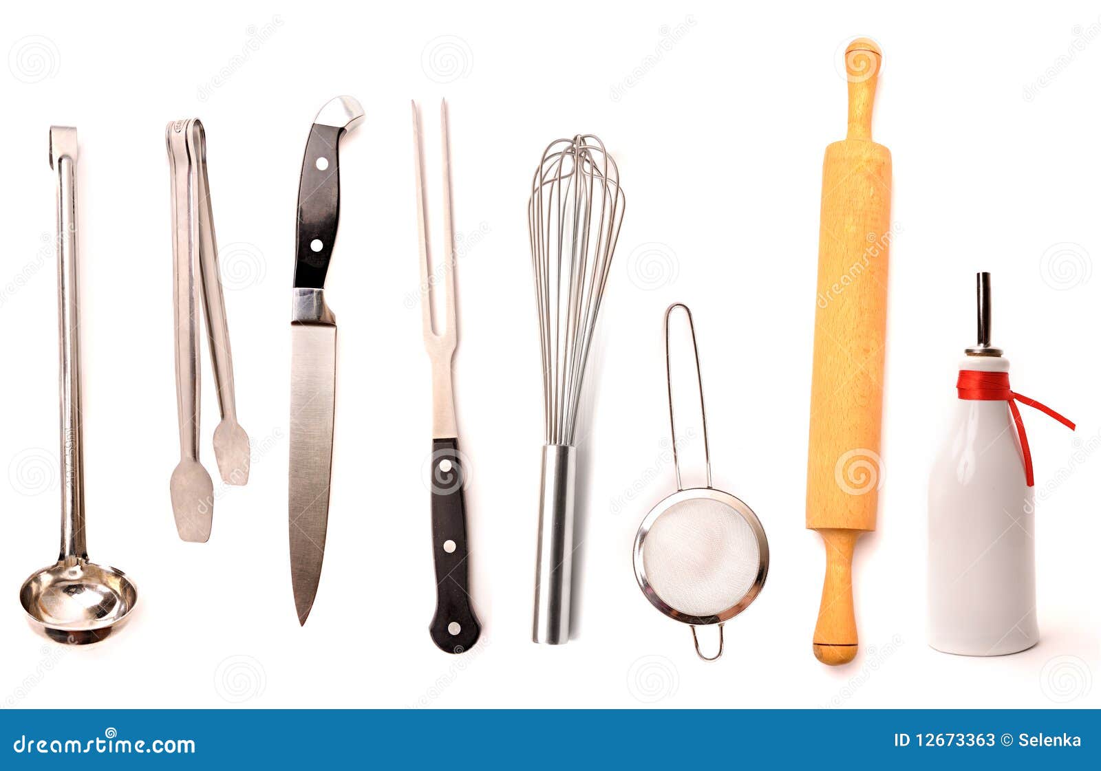 Set of High Quality Kitchen Utensils Stock Image Image of knife, home