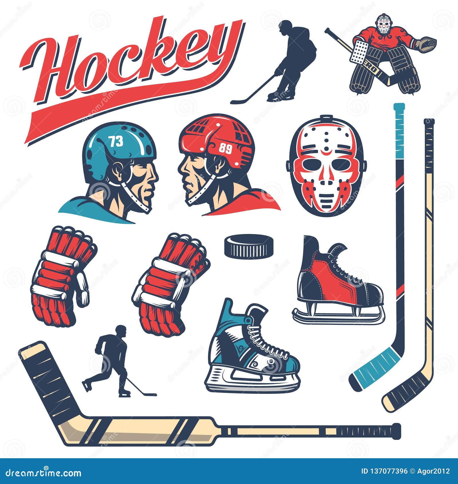 18,400+ Ice Hockey Equipment Illustrations, Royalty-Free Vector