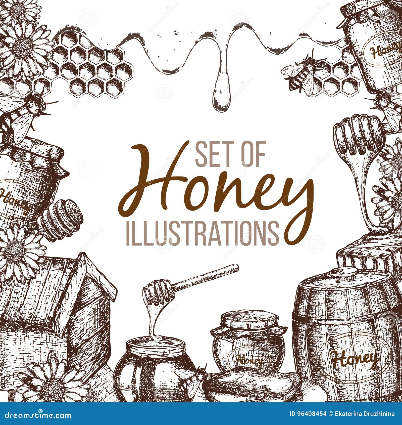 Honey Bee drawing Drawing by Sukanya Sharma  Fine Art America