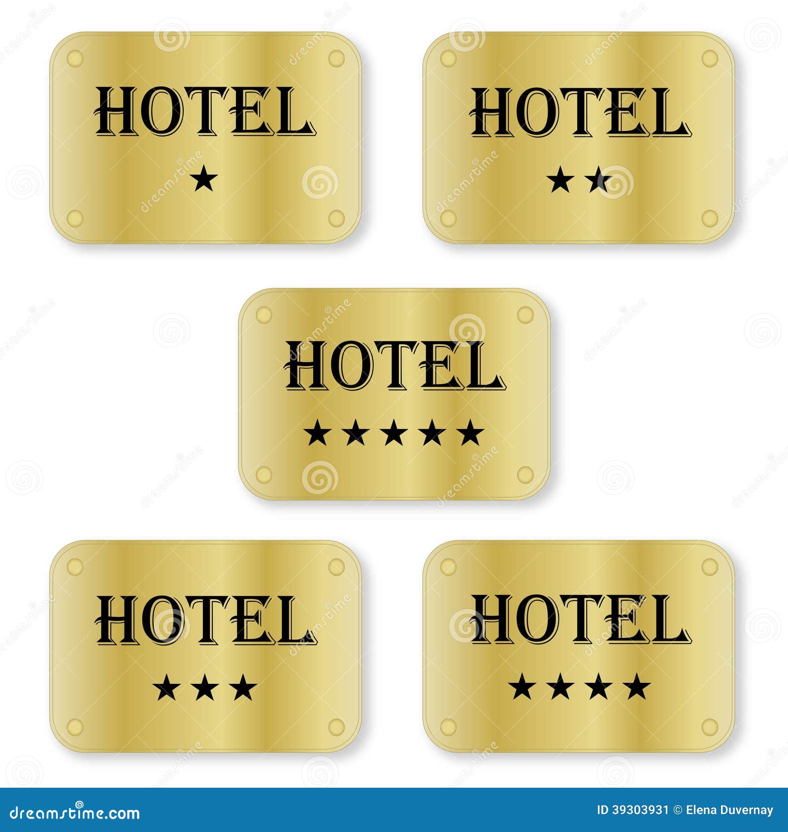 Standard Hotel Furniture Symbols Set Used In Architecture Plans. Vector