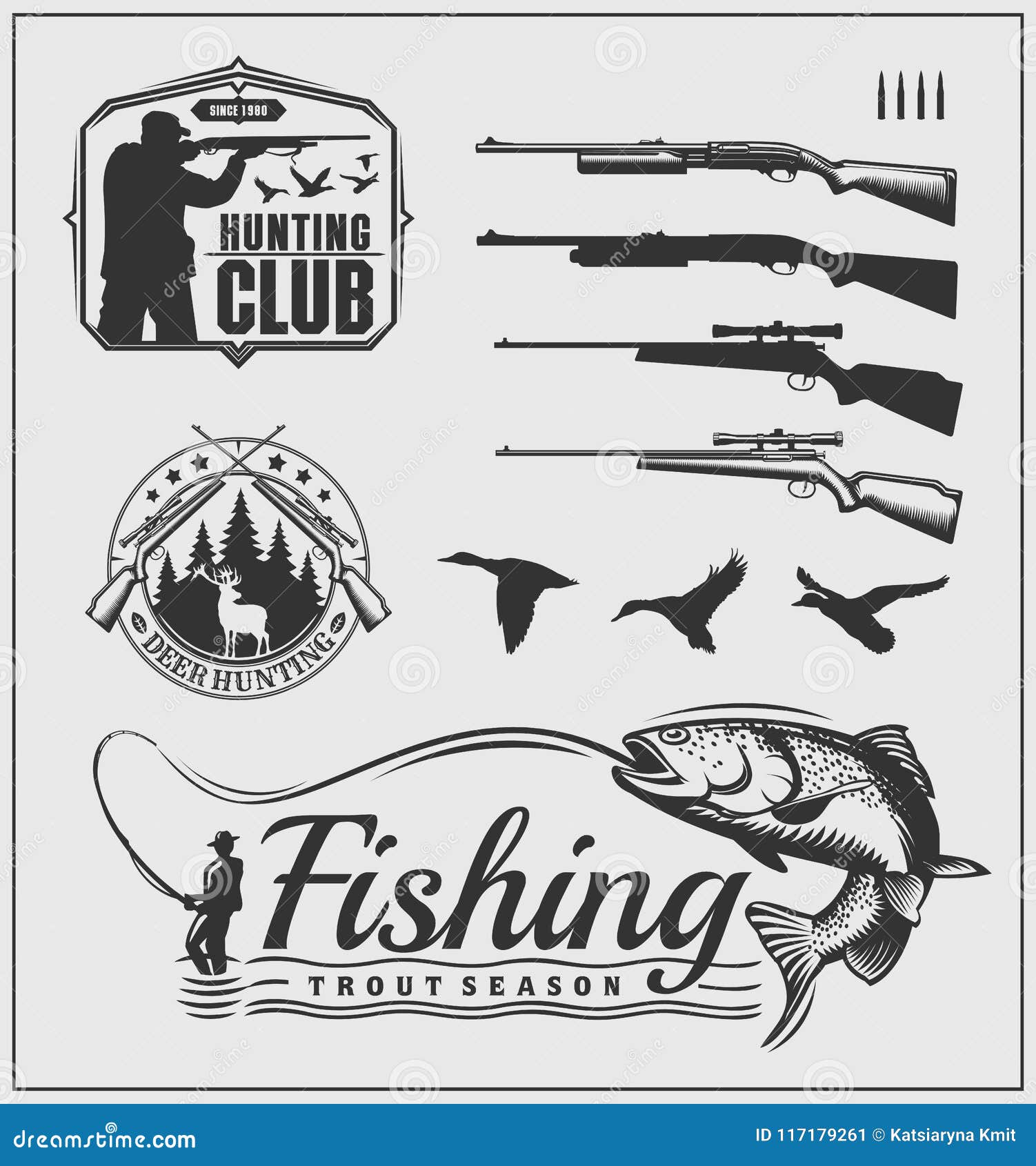 Fishing Hunting Badge Stock Illustrations – 769 Fishing Hunting Badge Stock  Illustrations, Vectors & Clipart - Dreamstime