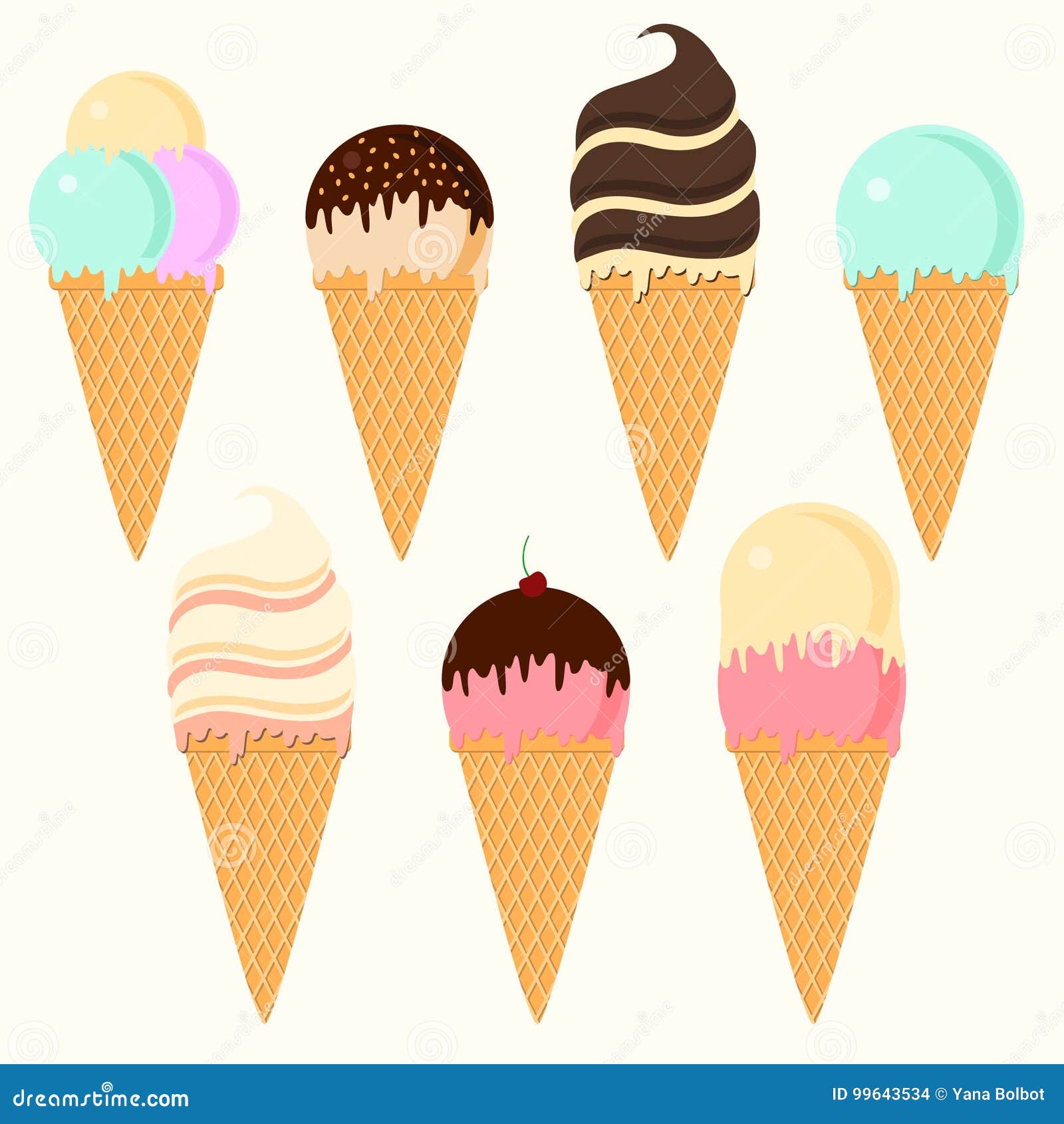 Cartoon Ice Cream Cones Stock Illustrations – 1,552 Cartoon Ice Cream Cones  Stock Illustrations, Vectors & Clipart - Dreamstime