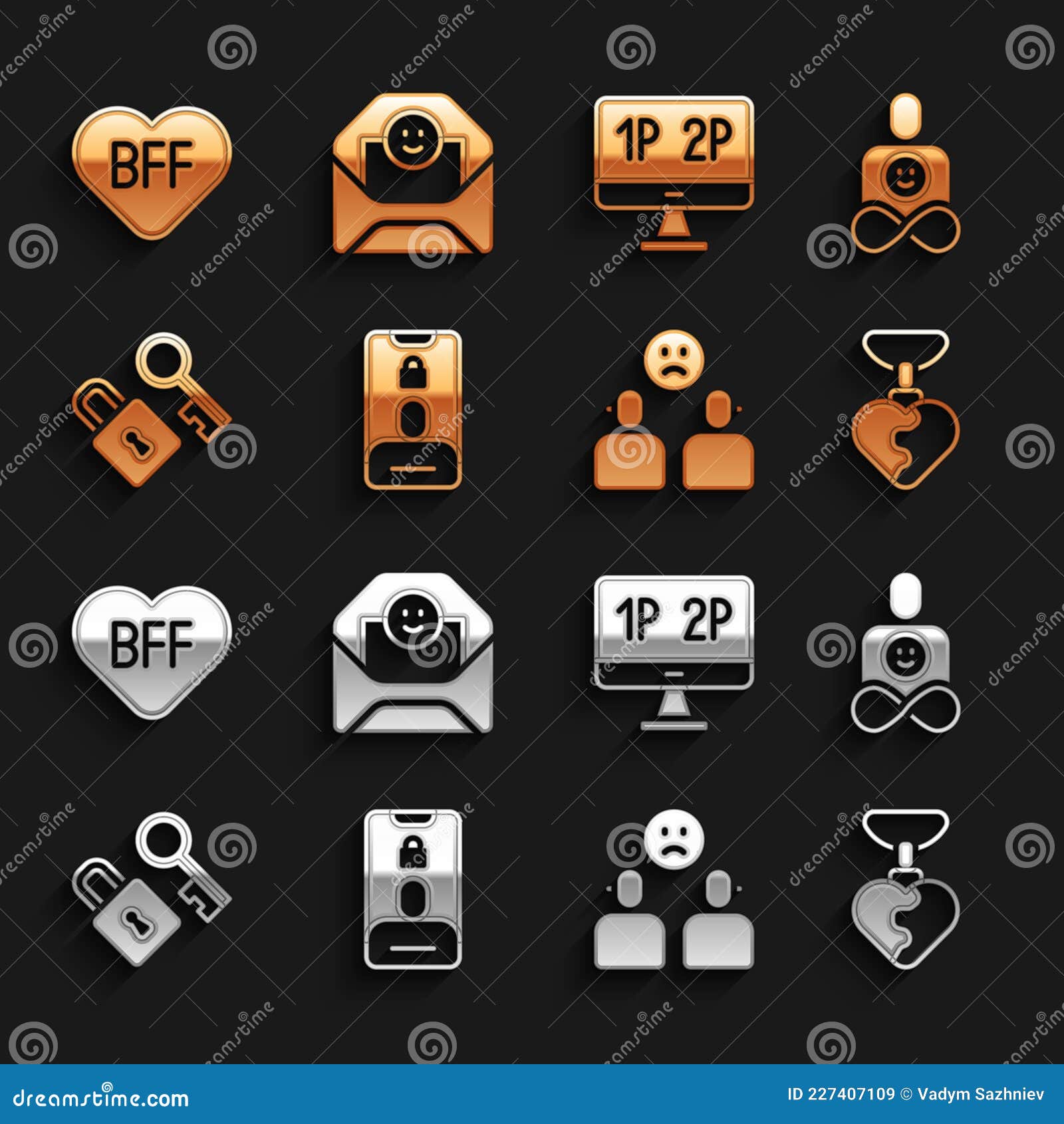 set incoming call on mobile, friends forever, necklace with heart d, complicated relationship, lock key, computer