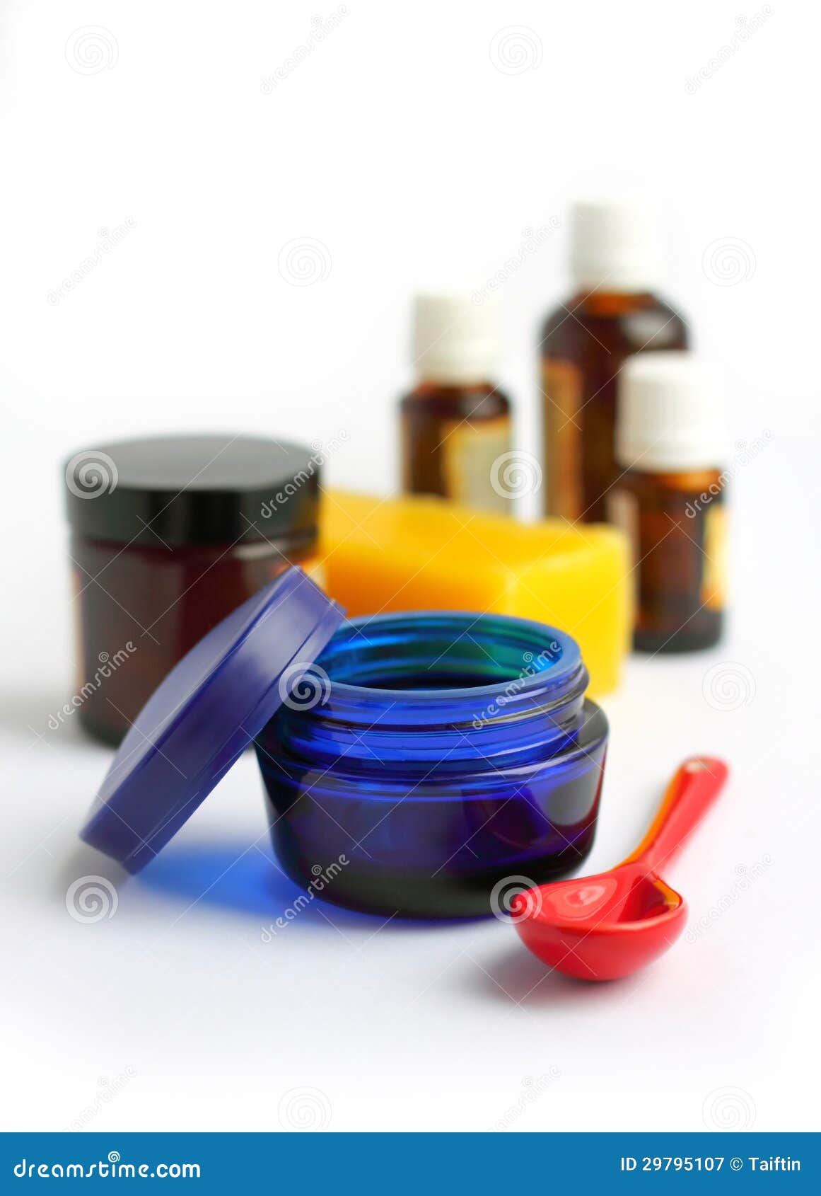 Ingredients for Making Homemade Cosmetics Stock Image Image of brown