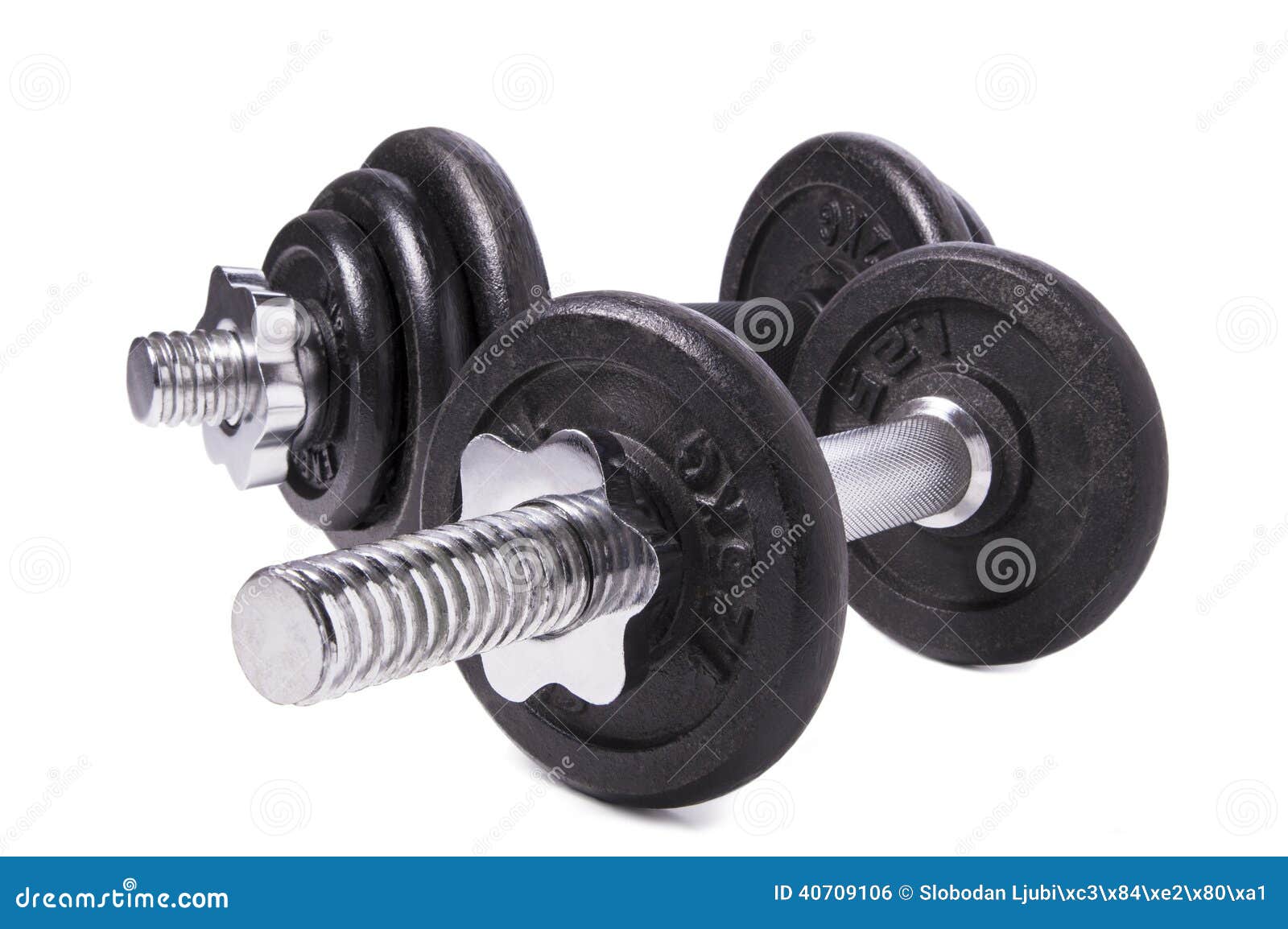 Set of iron weights stock photo. Image of muscular, iron 40709106