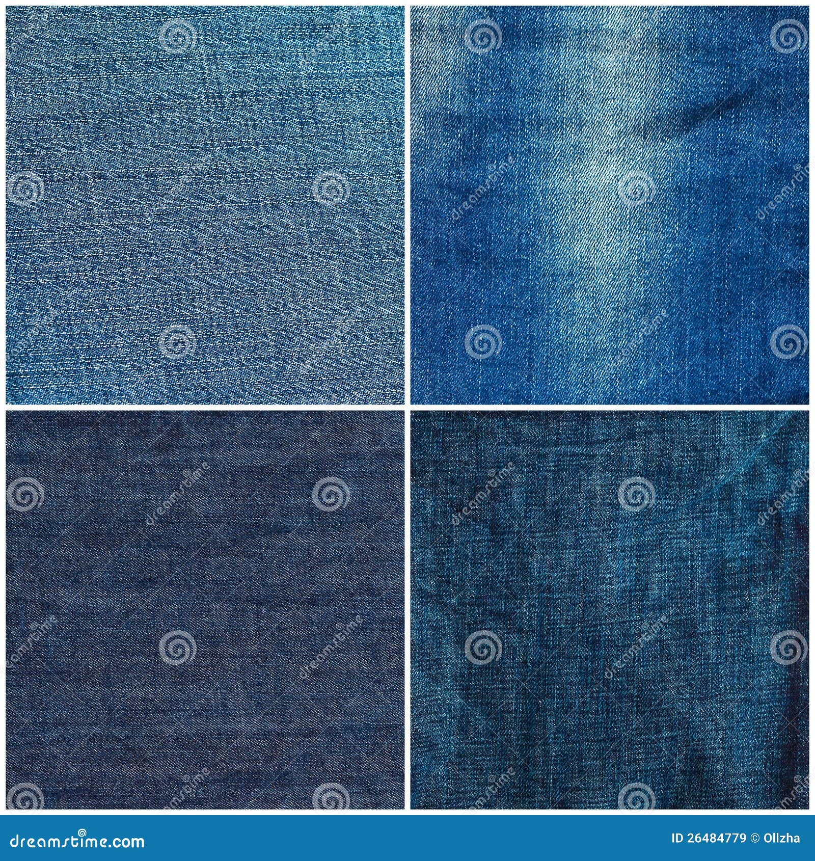 Set of Jeans Texture Backgrounds Stock Image - Image of rough, blue ...