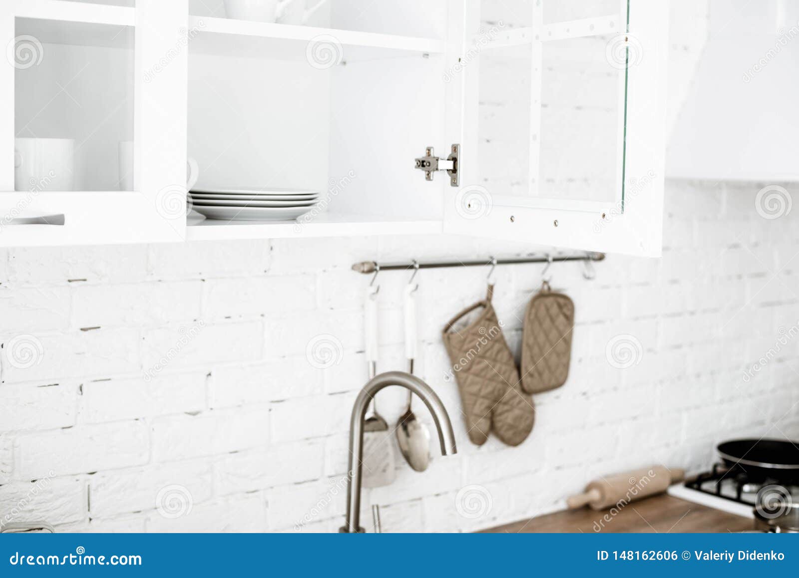 A Set of Kitchen Accessories Stock Photo Image of culinary, rendering