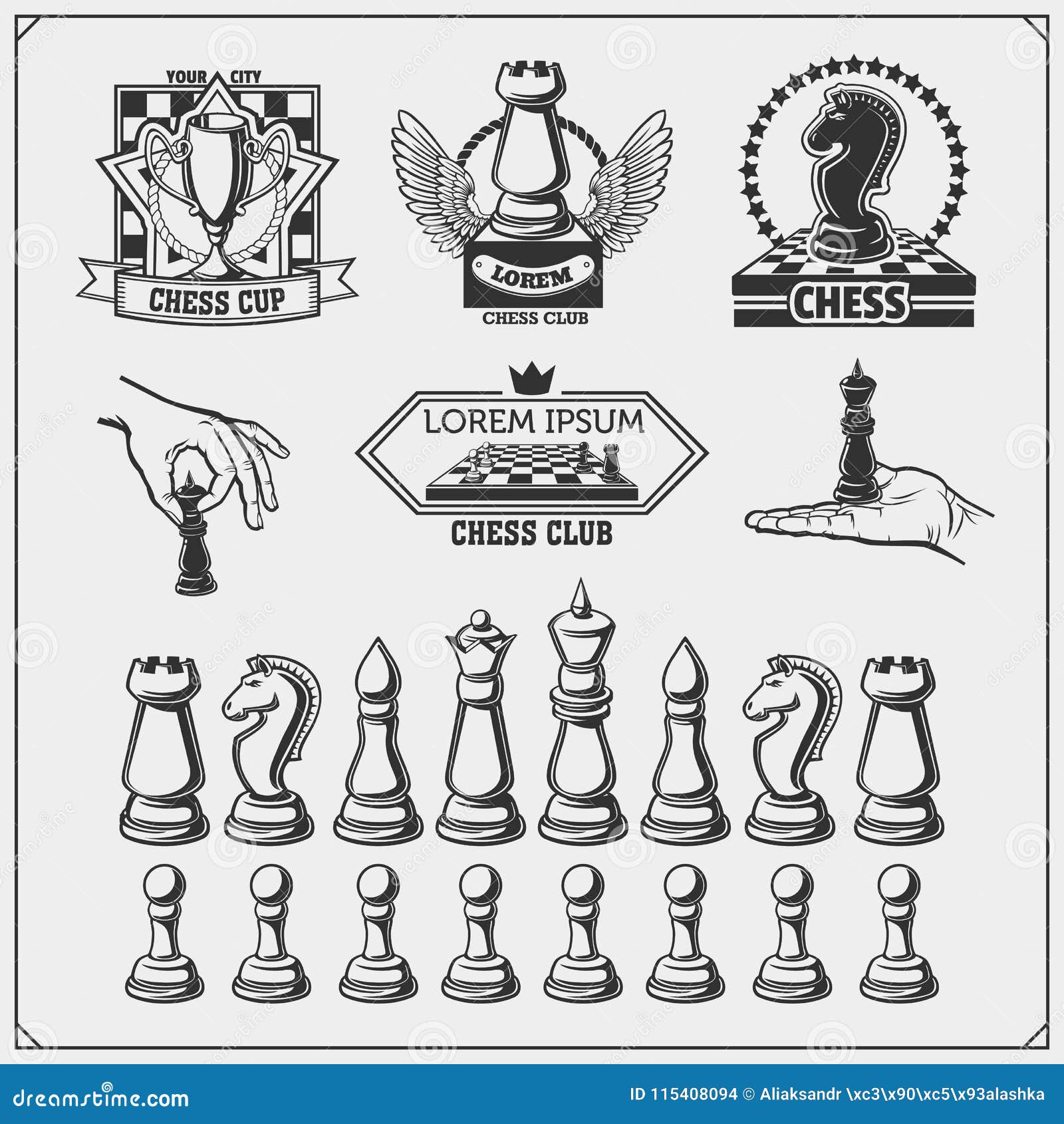 Chess Set Symbols Clip Art at  - vector clip art online, royalty  free & public domain