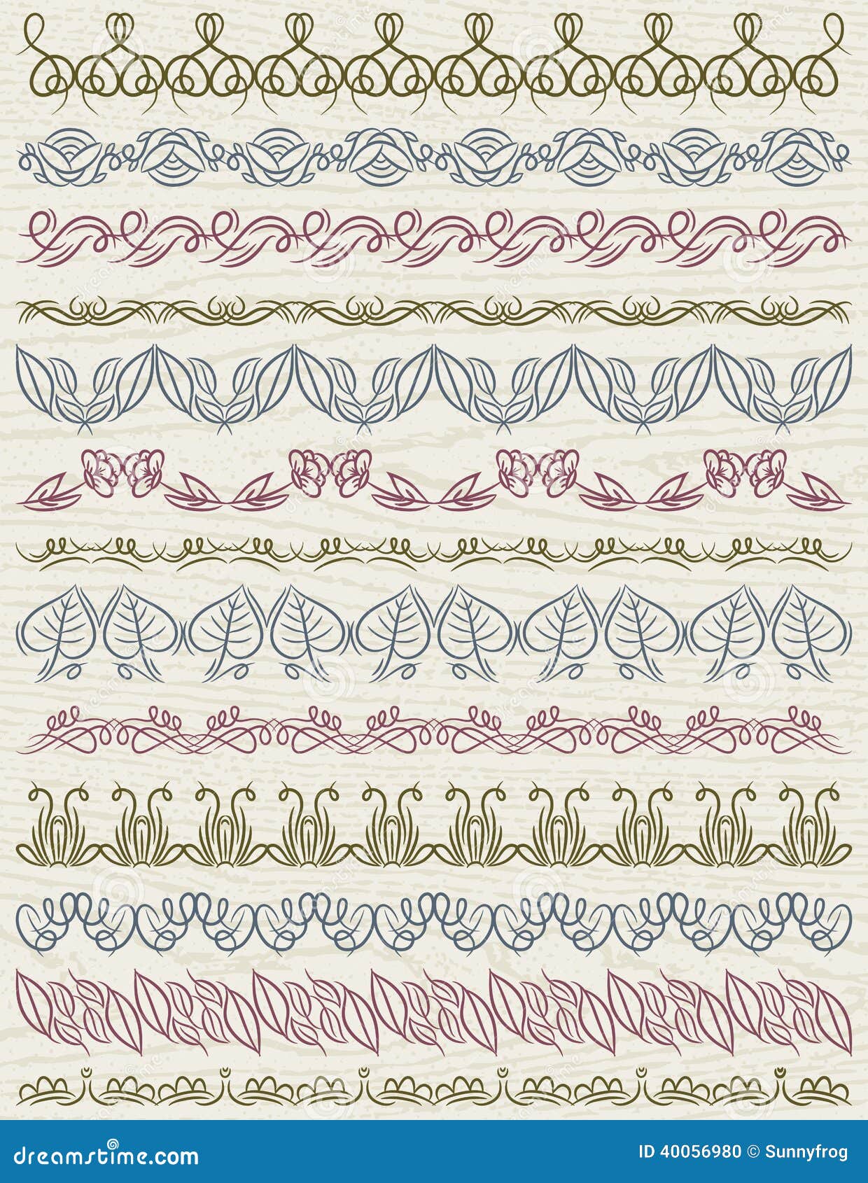 Set of Lace Paper with Flower, Vector Stock Vector Illustration of