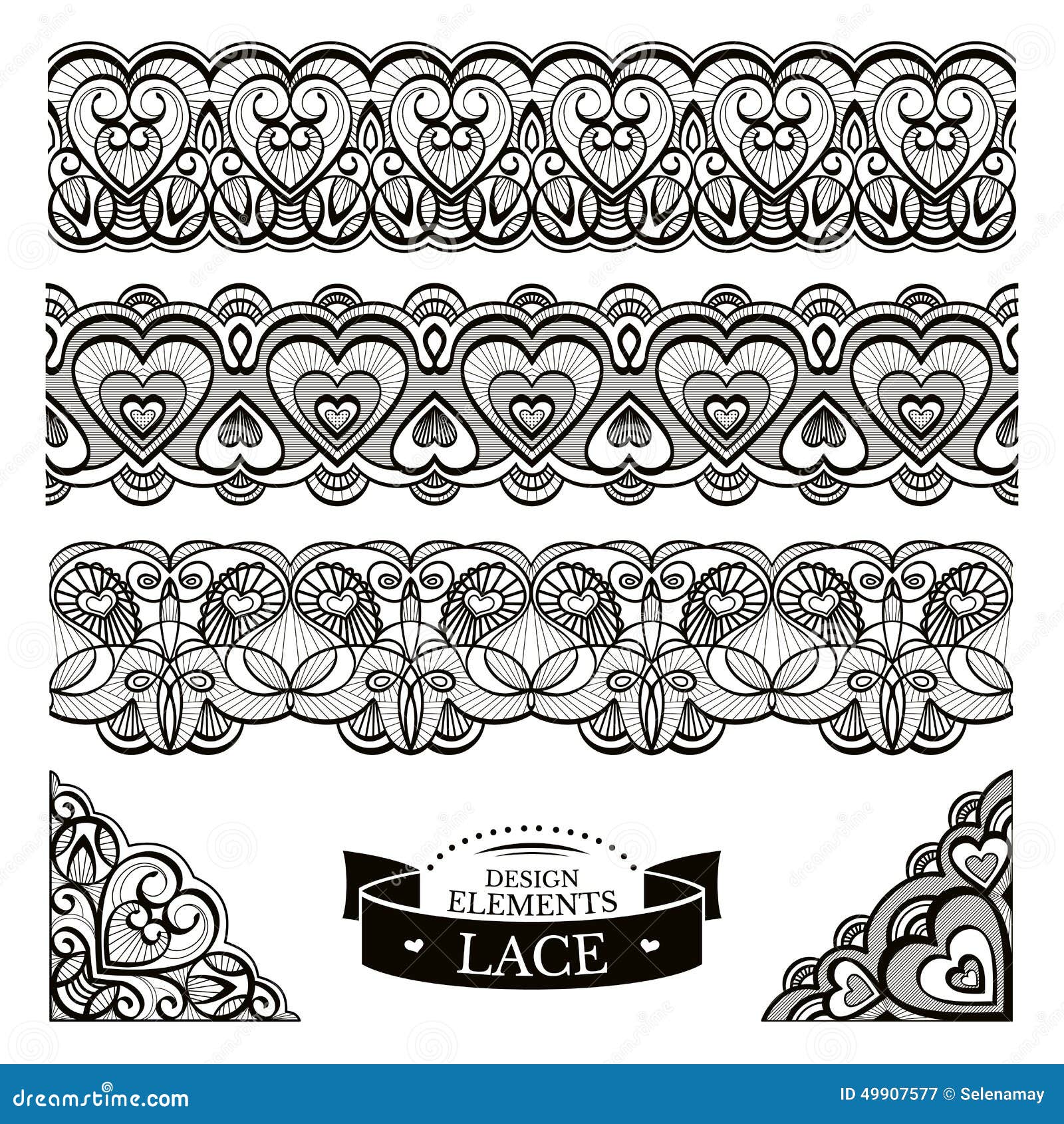 Lace Seamless Pattern Stock Illustration - Download Image Now