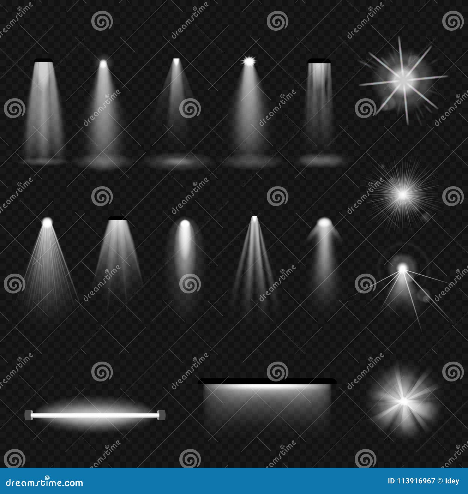 Set Light Sources, Lighting Incandescent Lamps, Halogen, Fluorescent