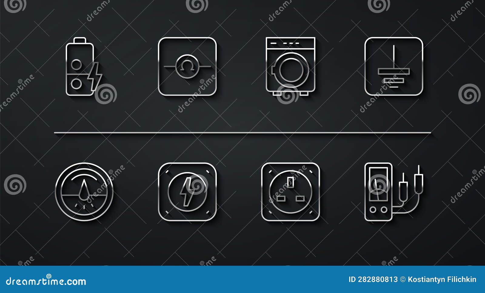 ohm meter symbols