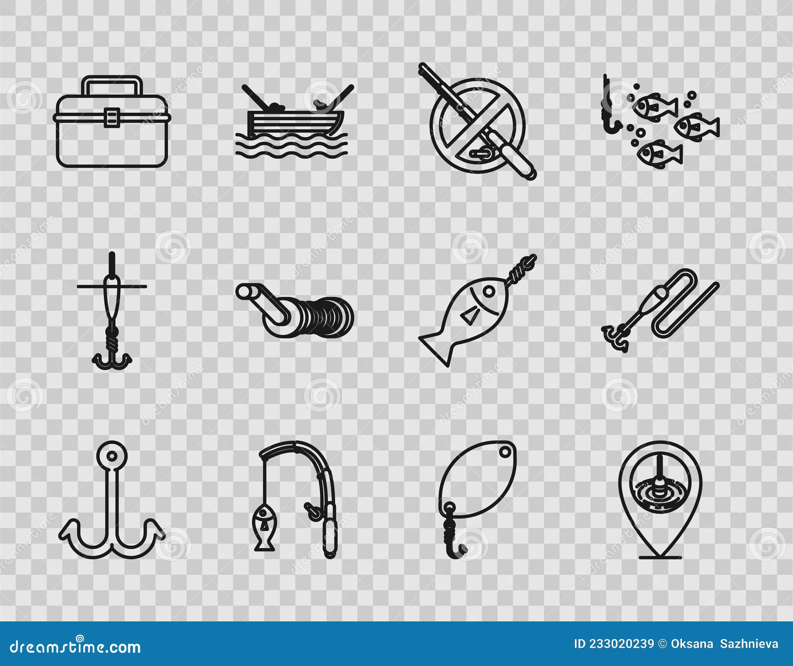 Fishing Rod Icon Stock Illustrations – 20,555 Fishing Rod Icon