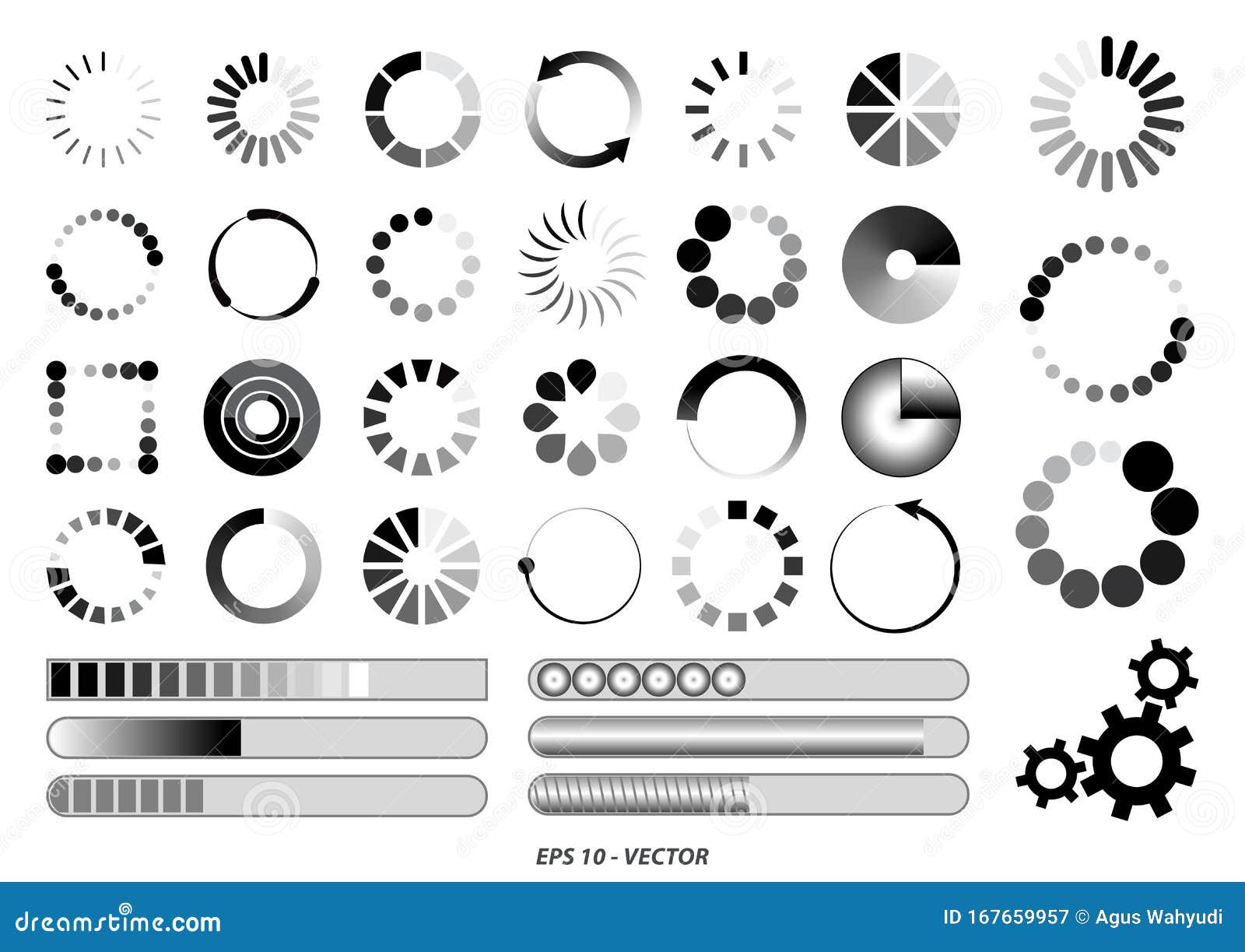 Set Of Loading Bar Icon Or Black White Preloader Illustration Or Loading Sign For Internet Download Or Bar Game Progress Loading Stock Illustration Illustration Of Indicator Black Set Of Loading Bar Icon Or Black White Preloader Illustration Or Loading Sign For Internet Download Or Bar Game Progress Loading Stock Illustration Illustration Of Indicator Black