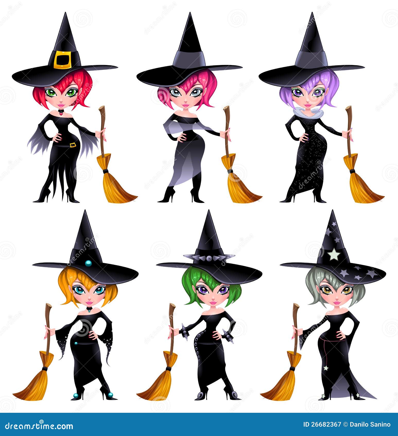 Hexen Lustige Bilder: Zeichne deine eigenen Zauberwesen!