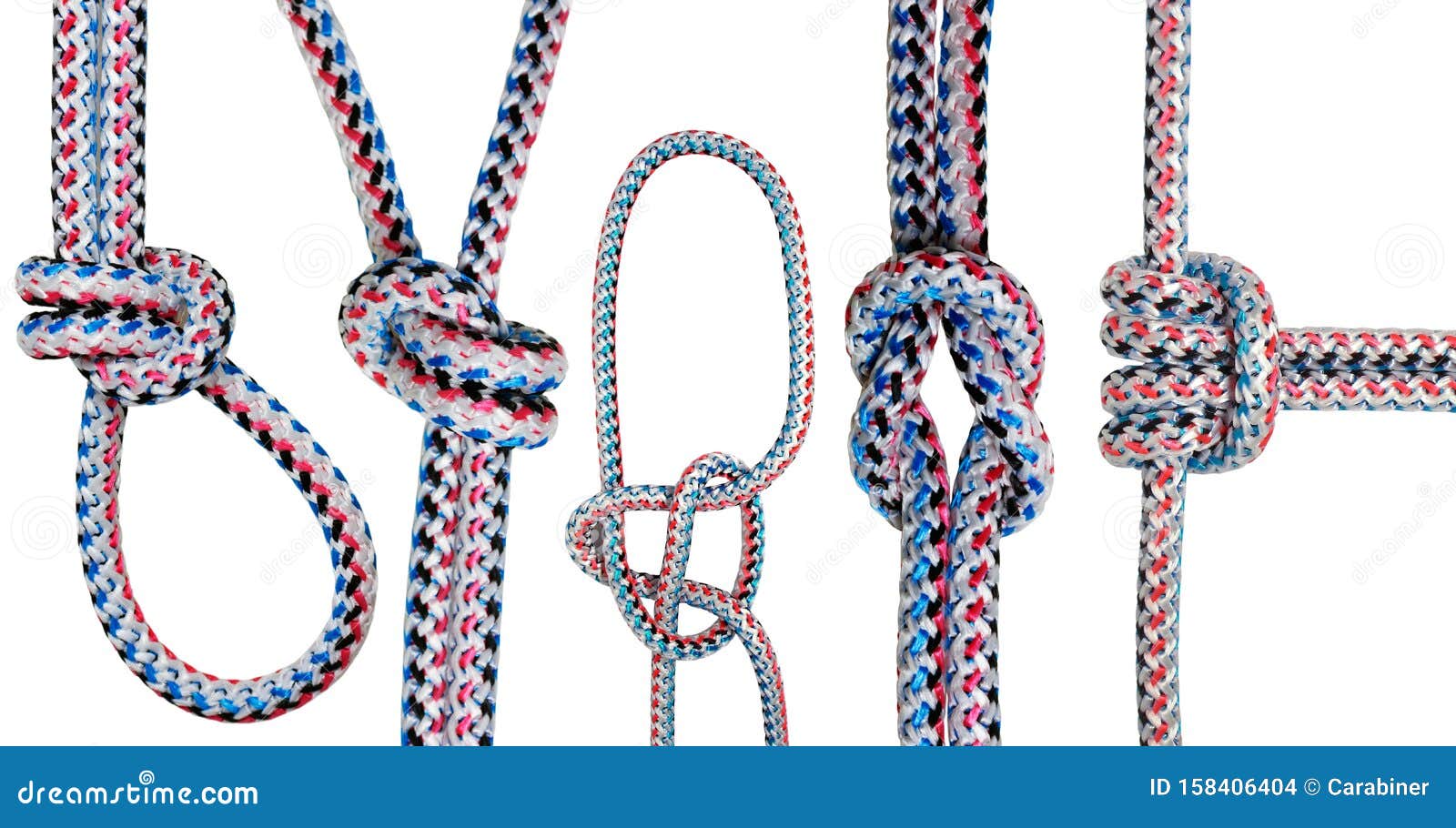 Set marines knots isolated stock photo. Image of sport 158406404