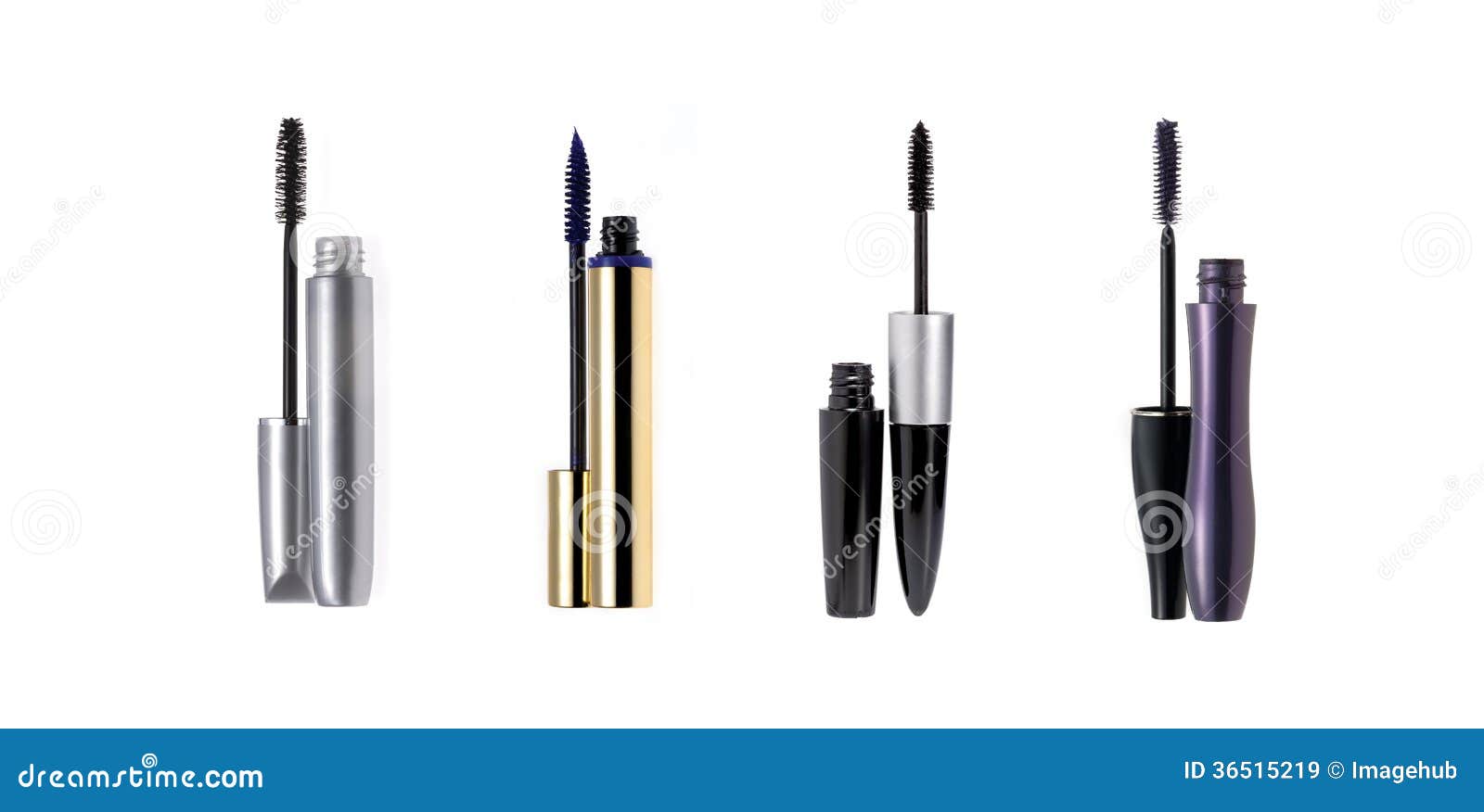 Set of Mascara Wand and Tube Stock Image Image of modern, fashion