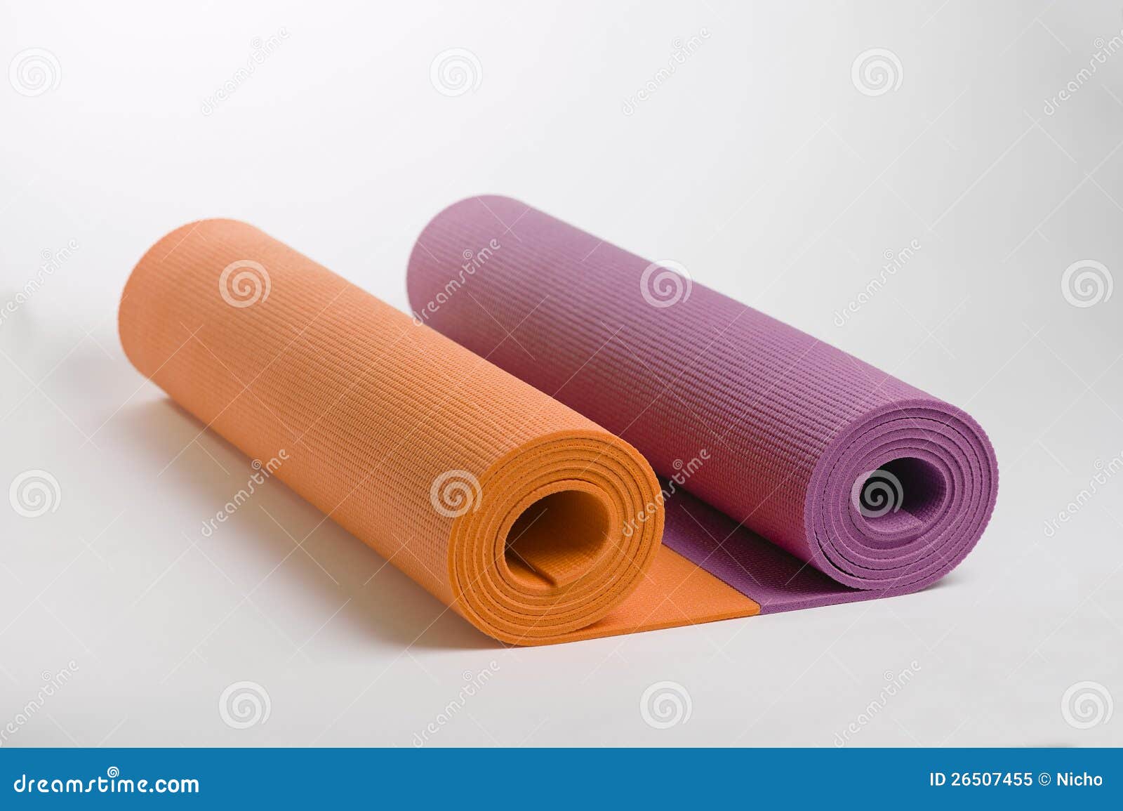 A Set of Mats for Yoga and Pilates Stock Image Image of body