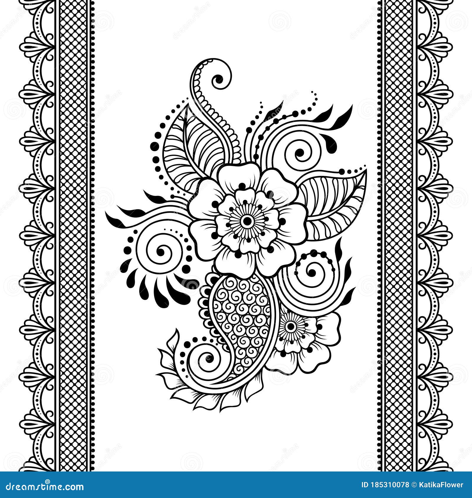 paper for drawing henna - zenamoroccan