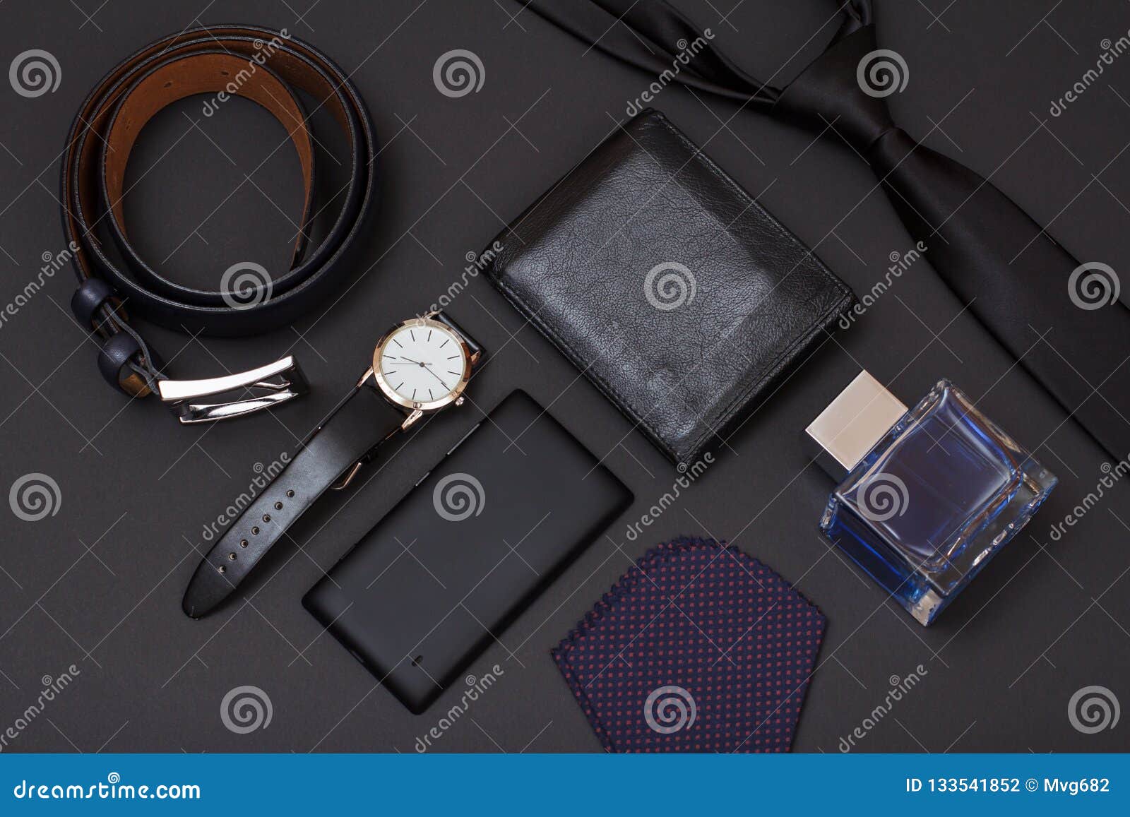 Set Men Accessories Business Style. Luxury Businessman Attributes Stock Photo - Image of elegance, personal: 133541852